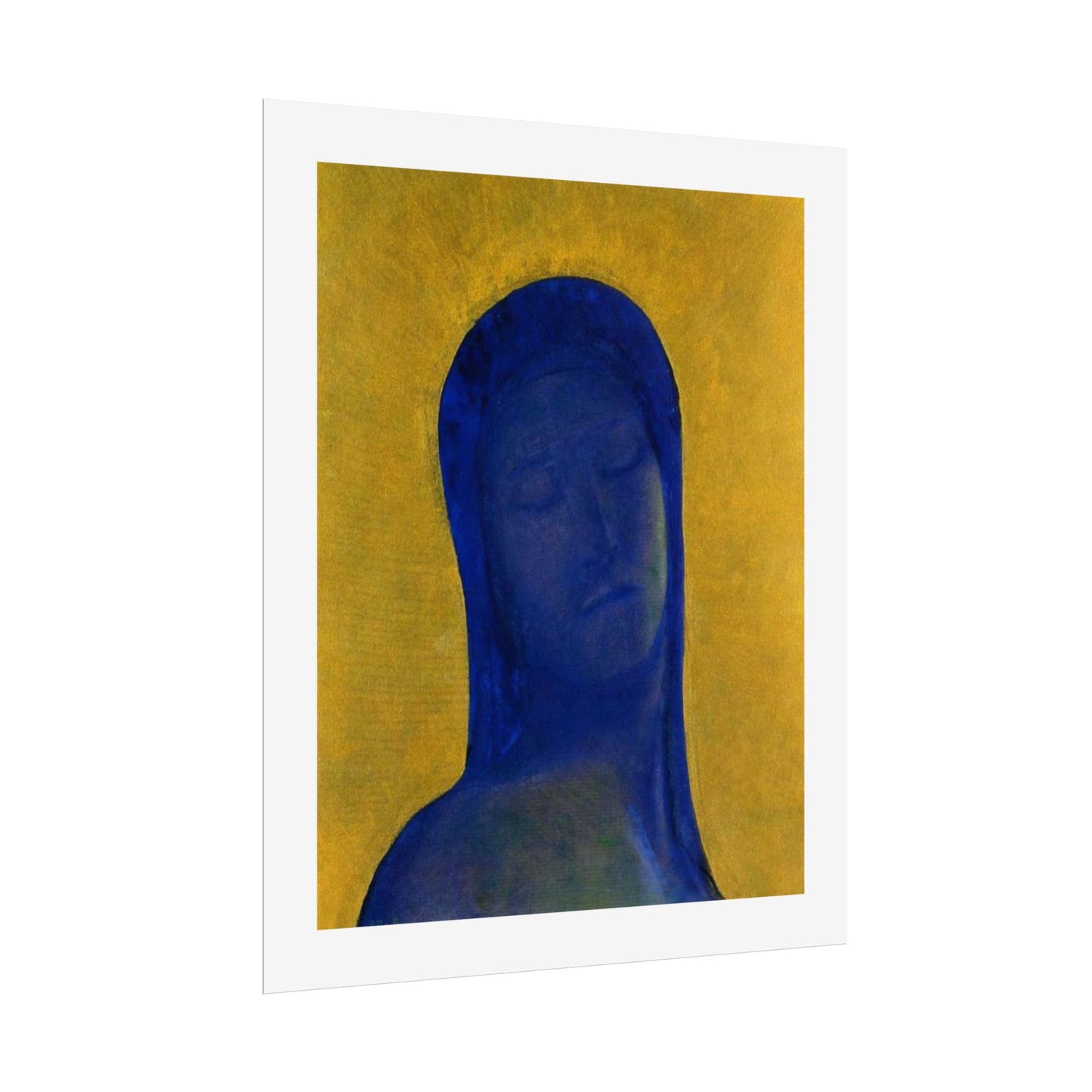 Closed Eyes by Odilon Redon Wall Art Print