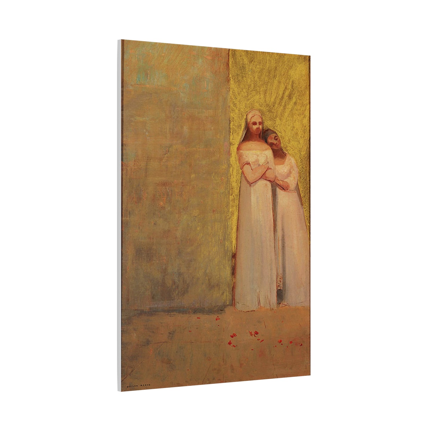 The Two Graces by Odilon Redon Matte Canvas Wall Art Print