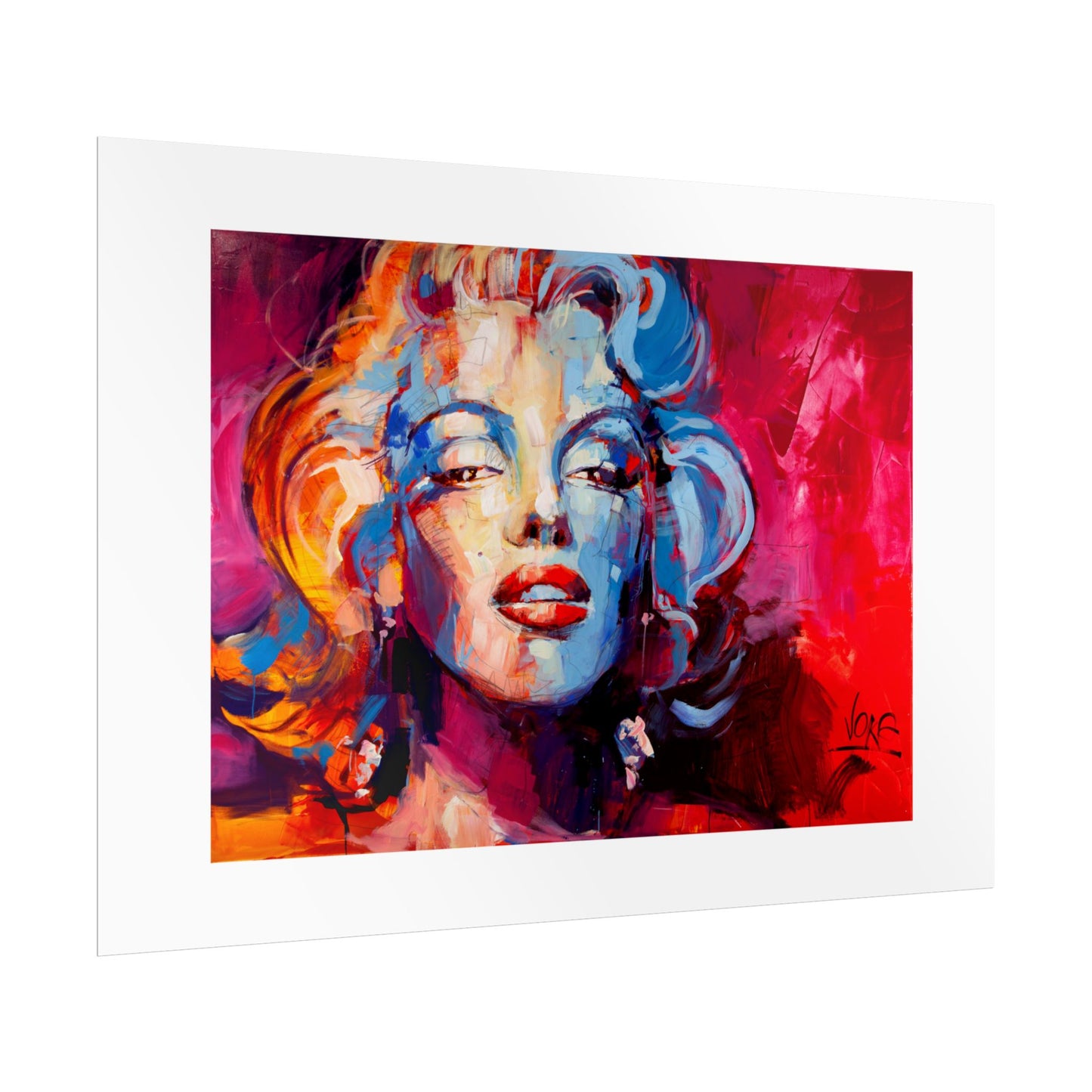 Marilyn Monroe attributed to Voke Wall Pop Art Poster
