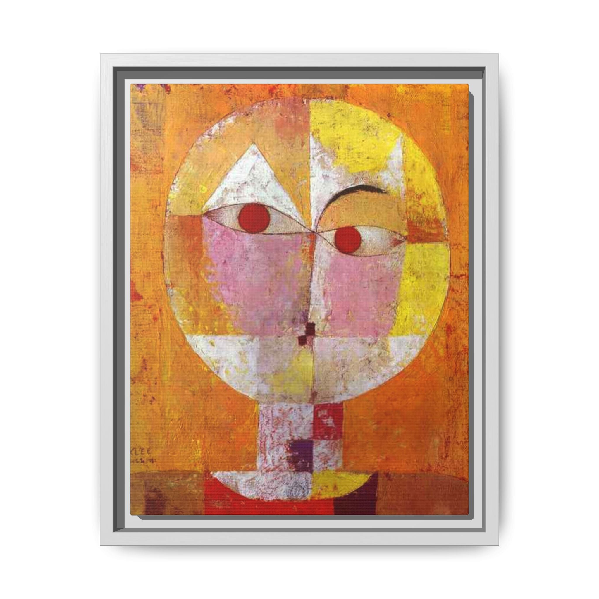 Senecio II by Paul Klee Canvas Framed Wall Art Print
