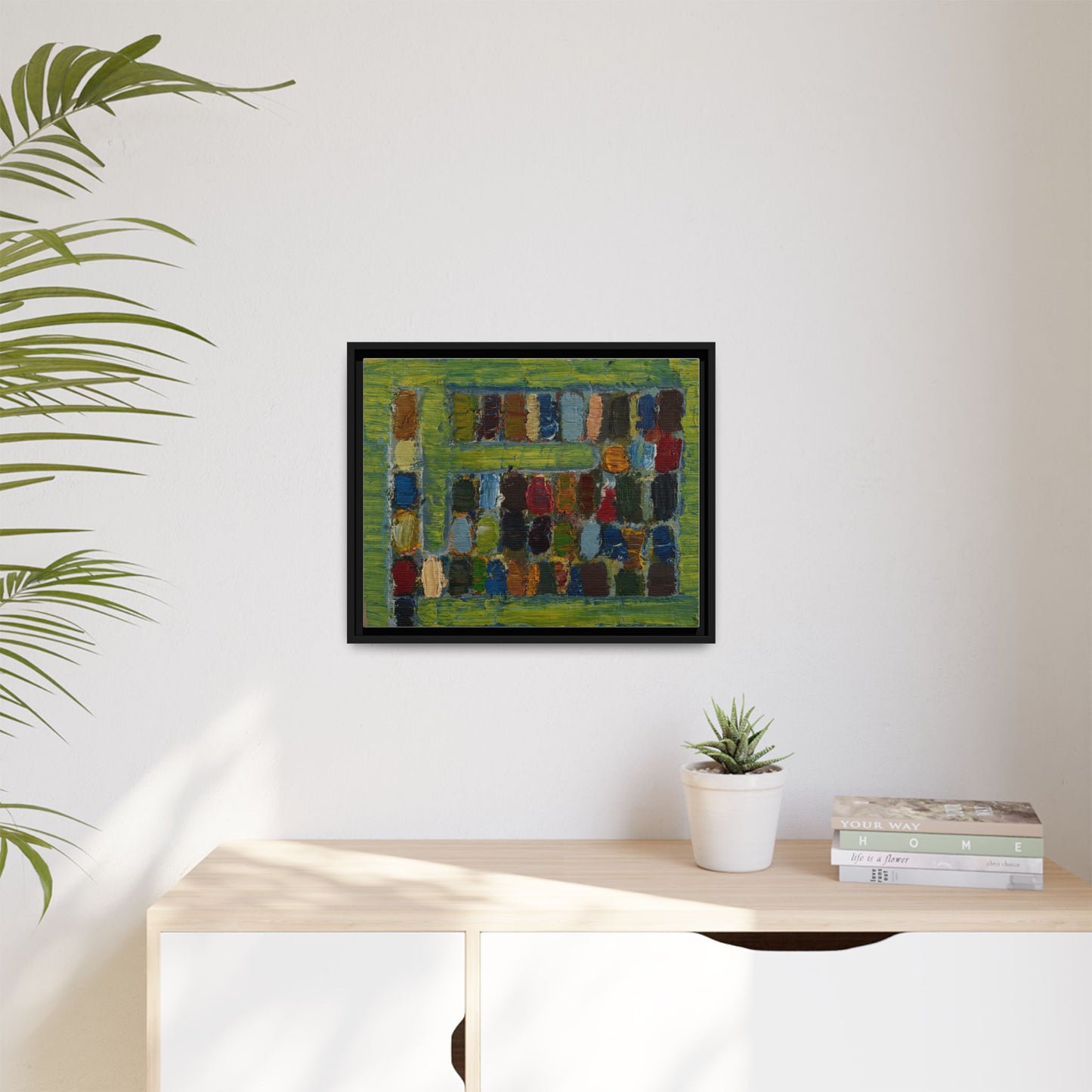 JMC-1970-3 by Jean-Michel Coulon Matte Canvas Framed Wall Art Print
