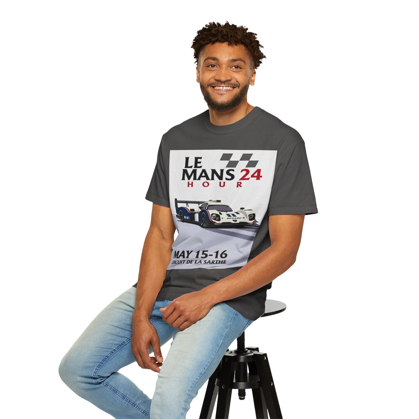 Le Mans 24 Hour Racing Poster T-Shirt — May 15-16 Circuit de la Sarthe