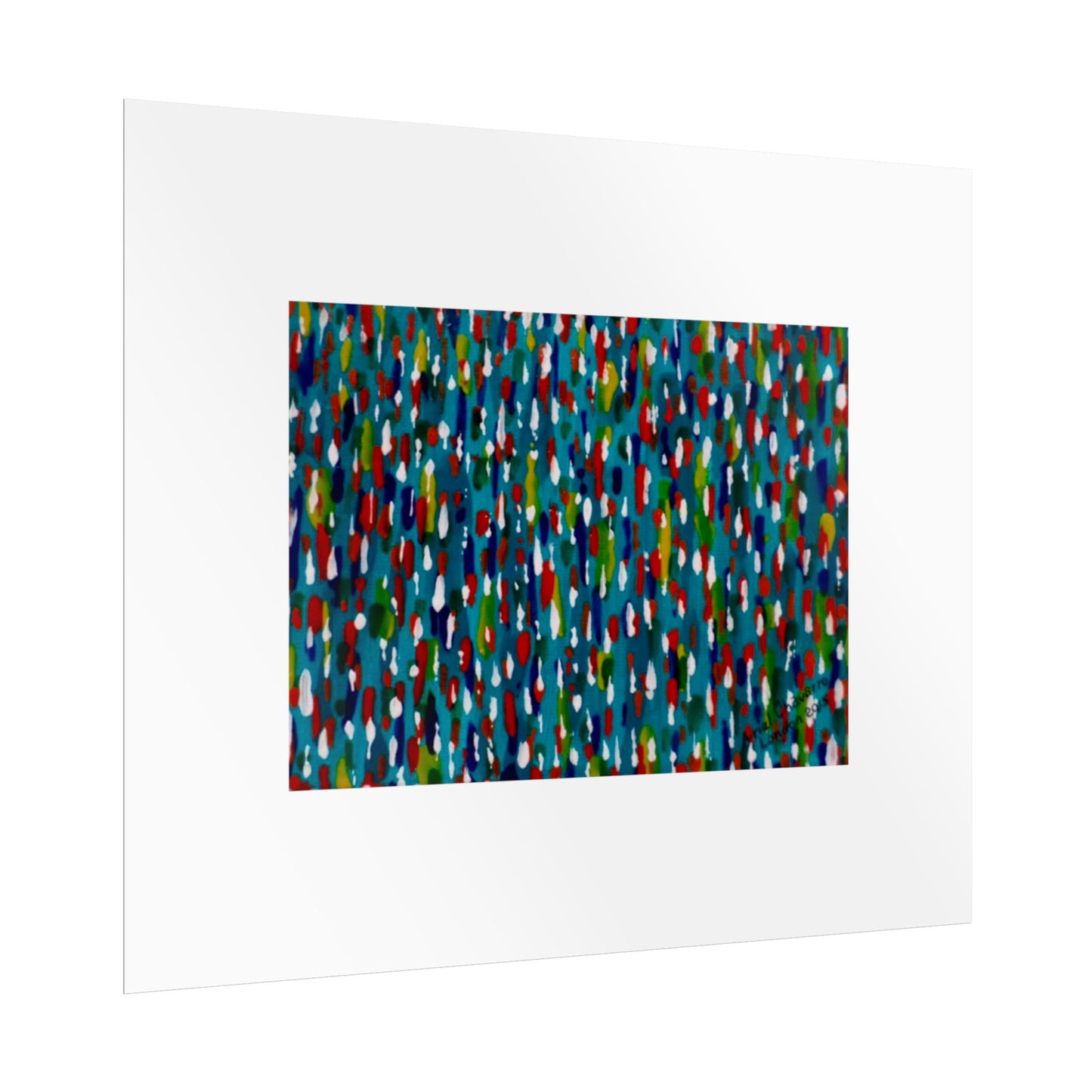 Colours Of The Soul Reflecting On Water by Ariel Chavarro Avila Wall Art Print
