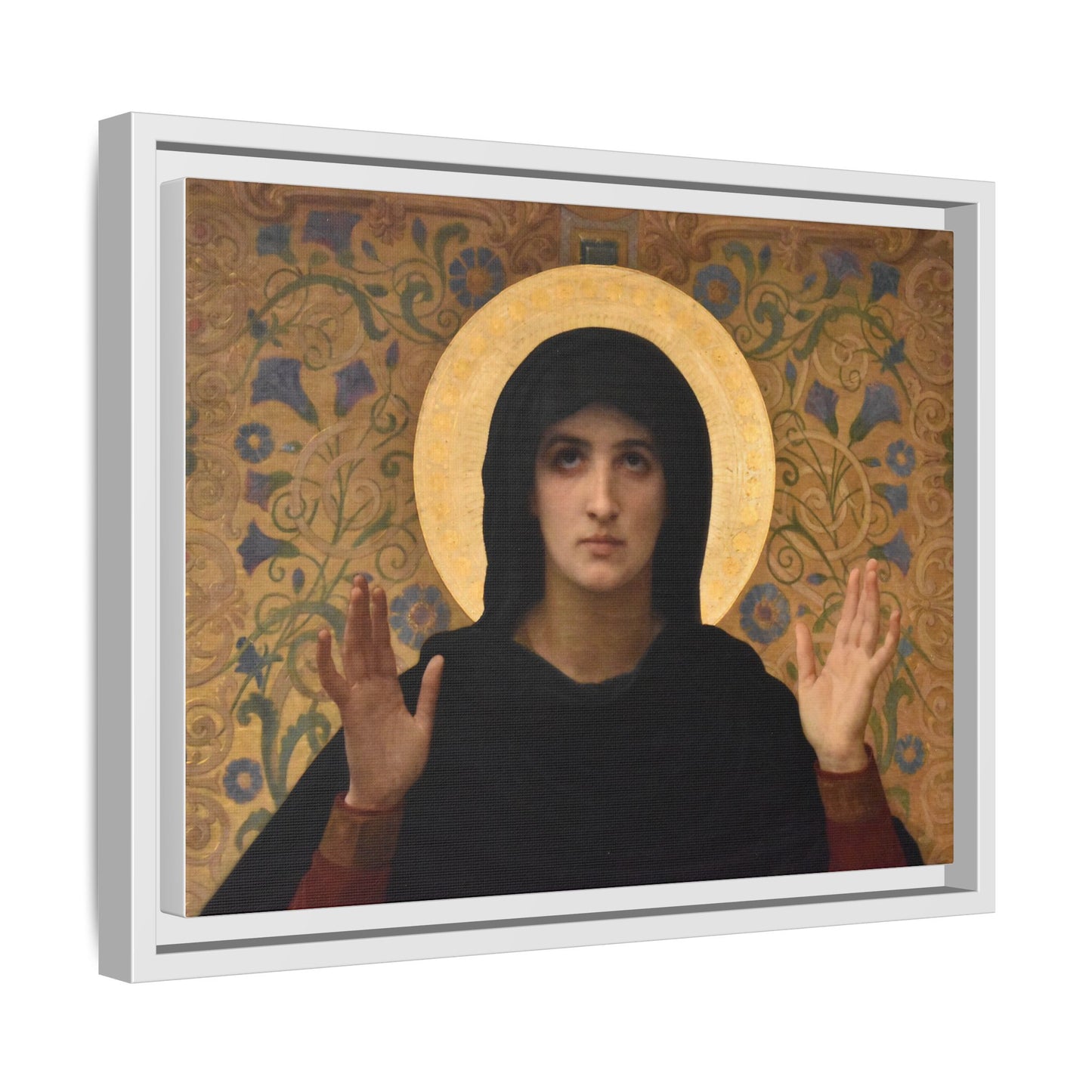La Vierge consolatrice by William Adolphe Bouguereau Framed Matte Canvas Wall Art