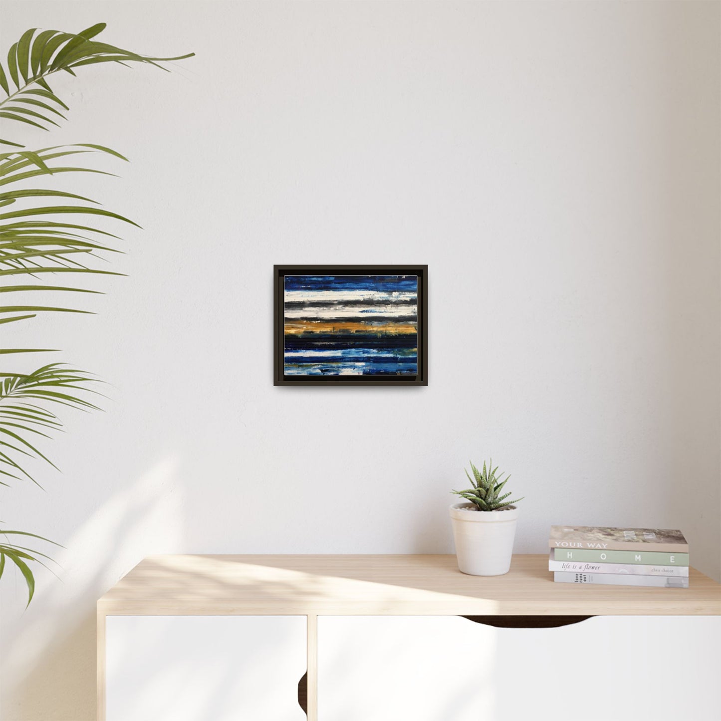 Tiny Buddha by Todd Williamson Framed Matte Canvas Abstract  Wall Art