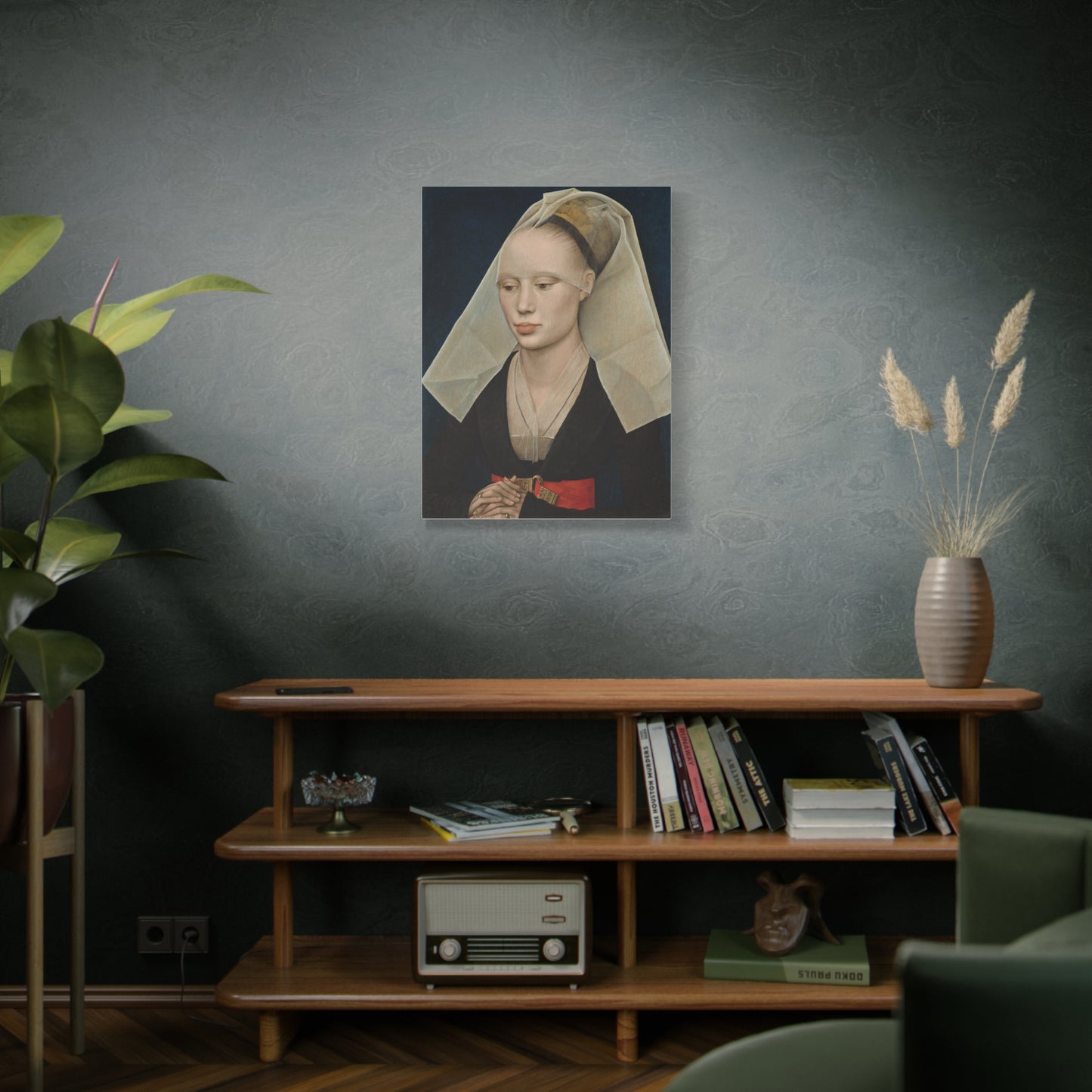 Portrait of a Lady by Rogier van der Weyden Matte Canvas Wall Art