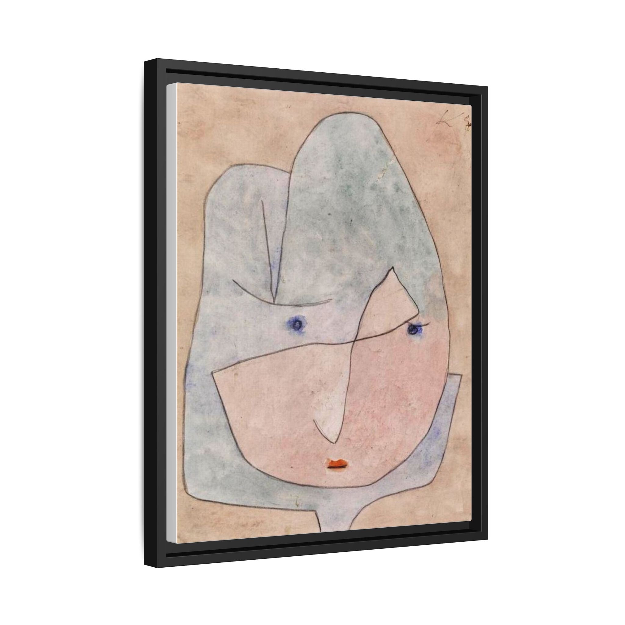 This Bloom is About to Wither by Paul Klee  Framed Matte Canvas Wall Art Print