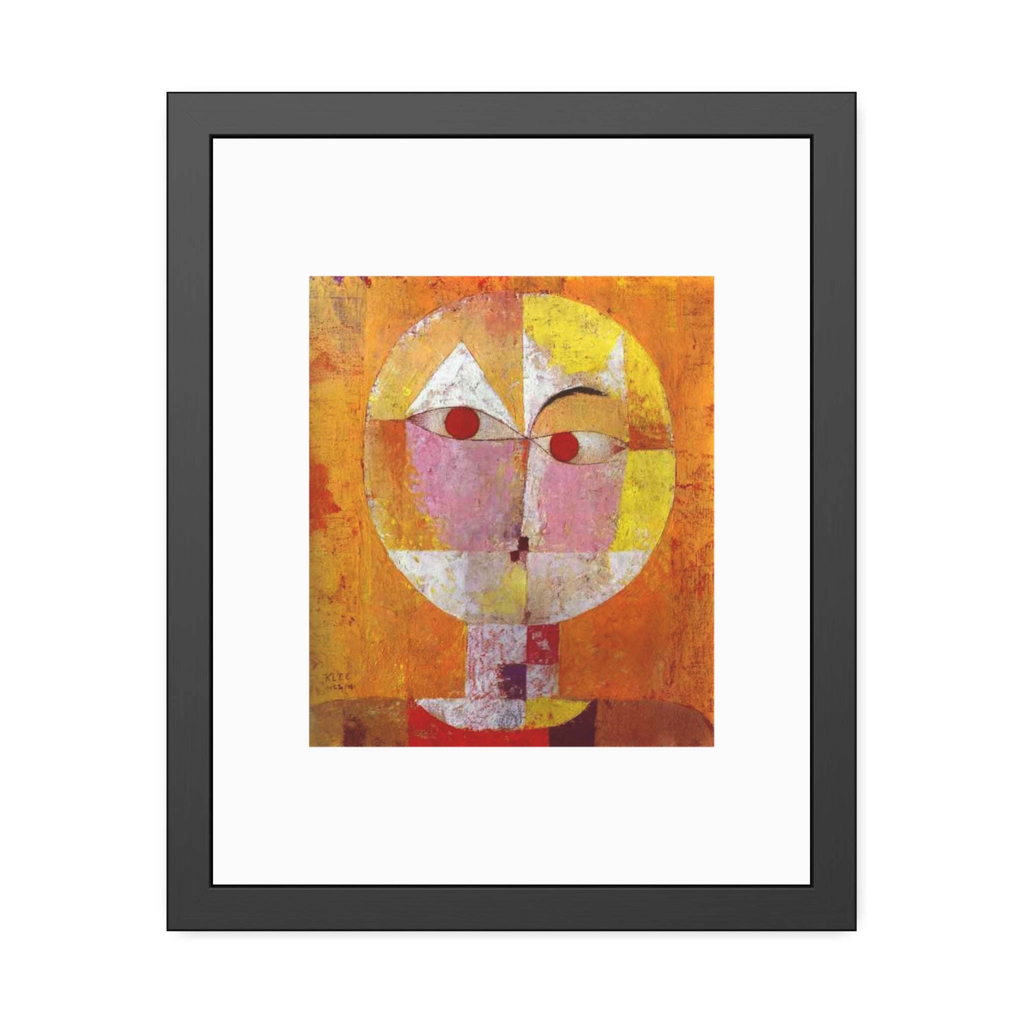 Senecio II by Paul Klee Framed Wall Art Poster