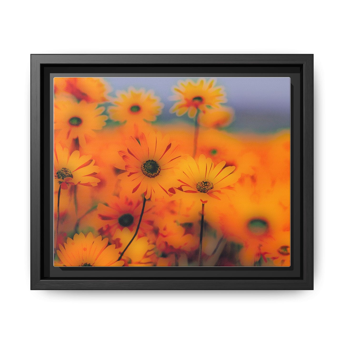 Bee Garden by Norman Barrett Framed Matte Canvas Wall Art Print