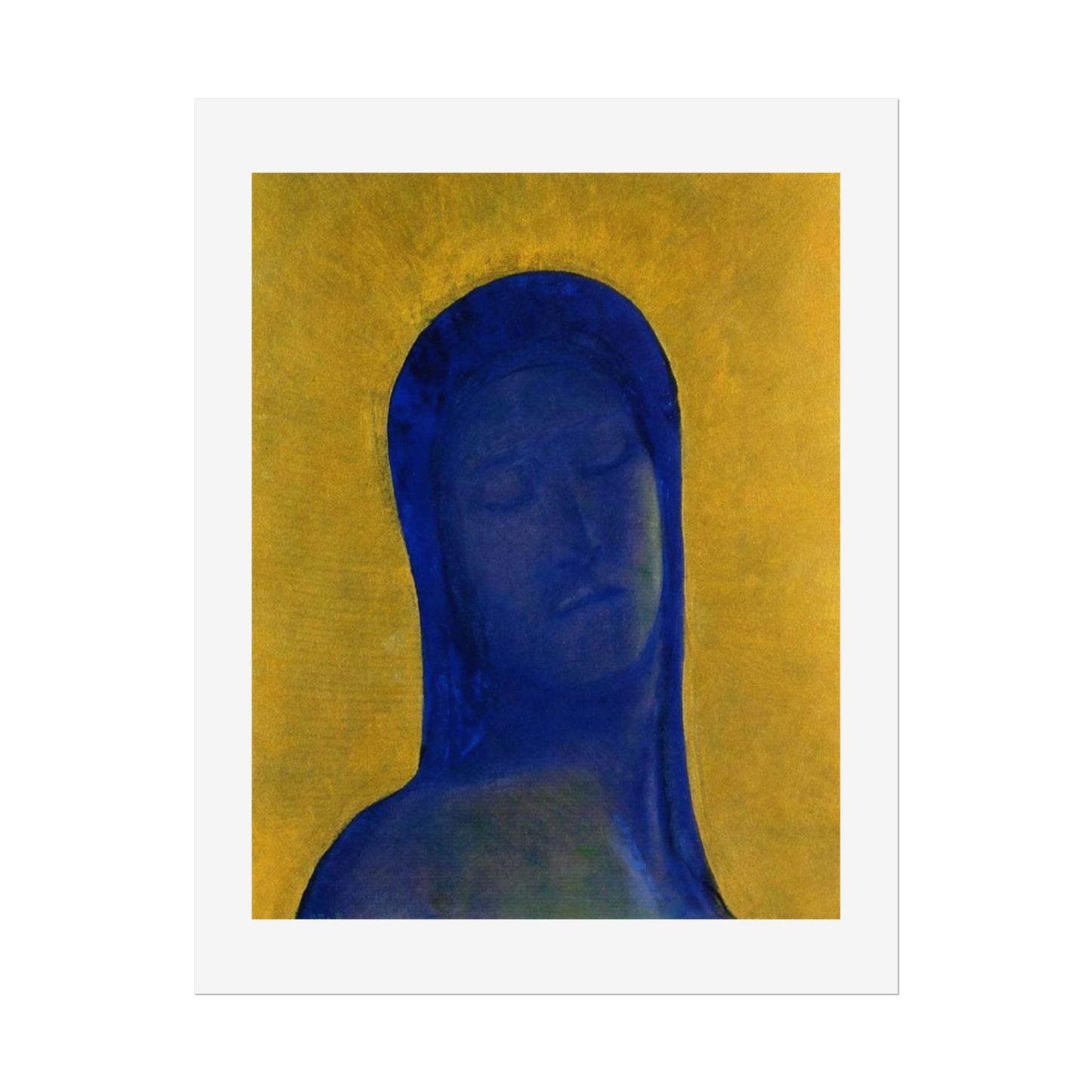 Closed Eyes by Odilon Redon Wall Art Print