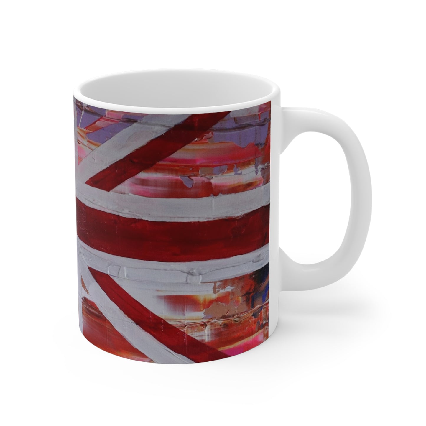 Union Jack British Flag Mug — Vibrant Retro UK Pride Coffee Cup