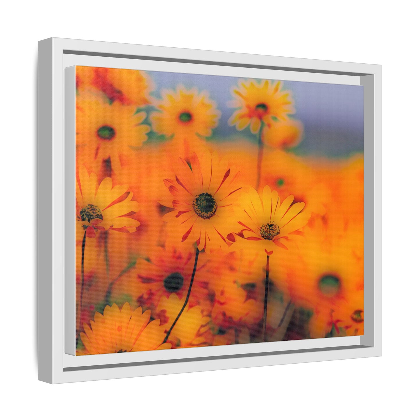 Bee Garden by Norman Barrett Framed Matte Canvas Wall Art Print
