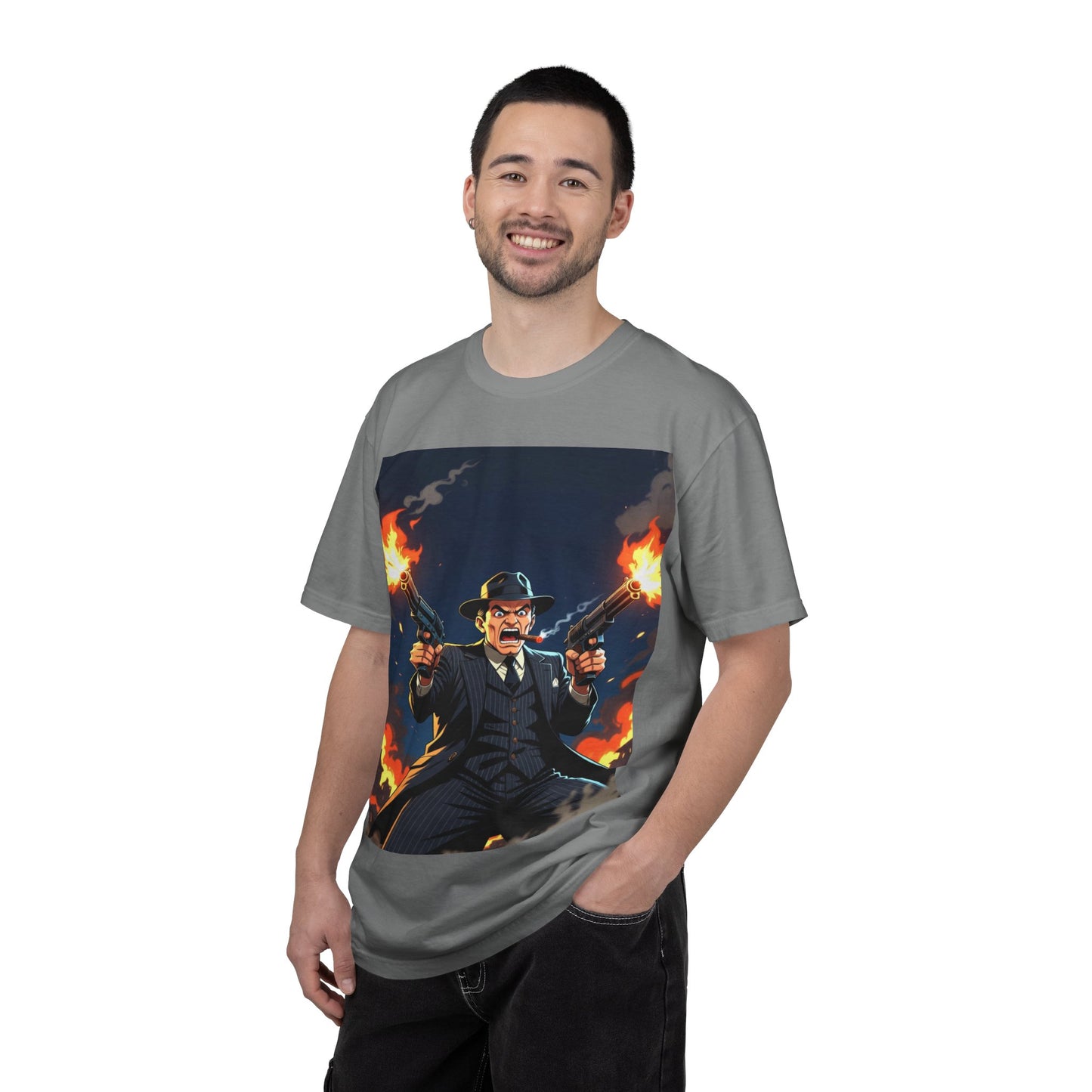 Gangster T‑Shirt — Vintage Outlaw Graphic Tee