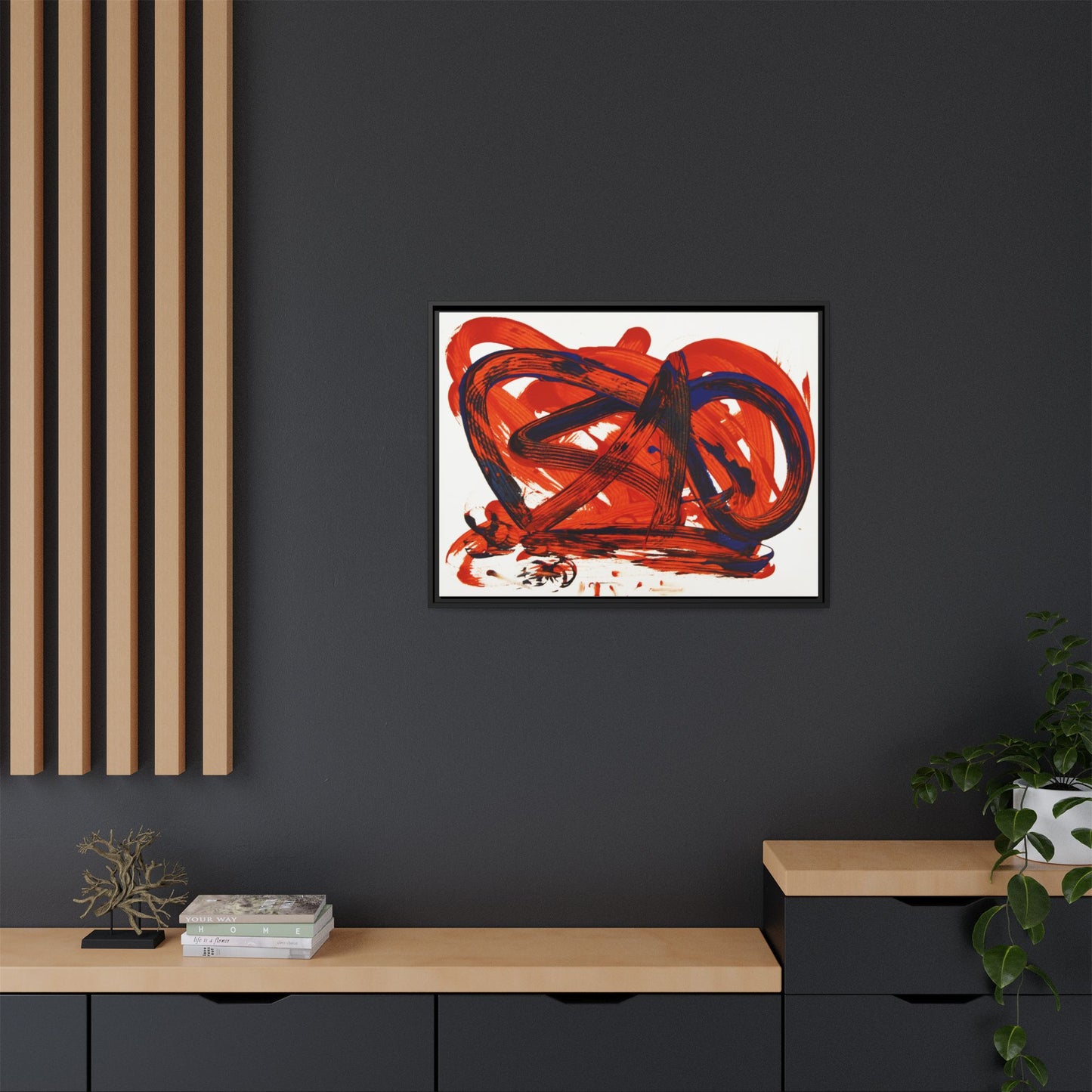 Barito 0138 by Heinz Hachel Matte Canvas Framed Wall Art