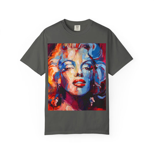 Artistic Pop Portrait T-Shirt — Colorful Marilyn-Inspired Graphic Tee