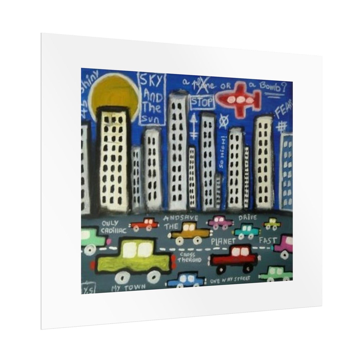 Only Cadillac 2 by Yann Sciberras Wall Art Print