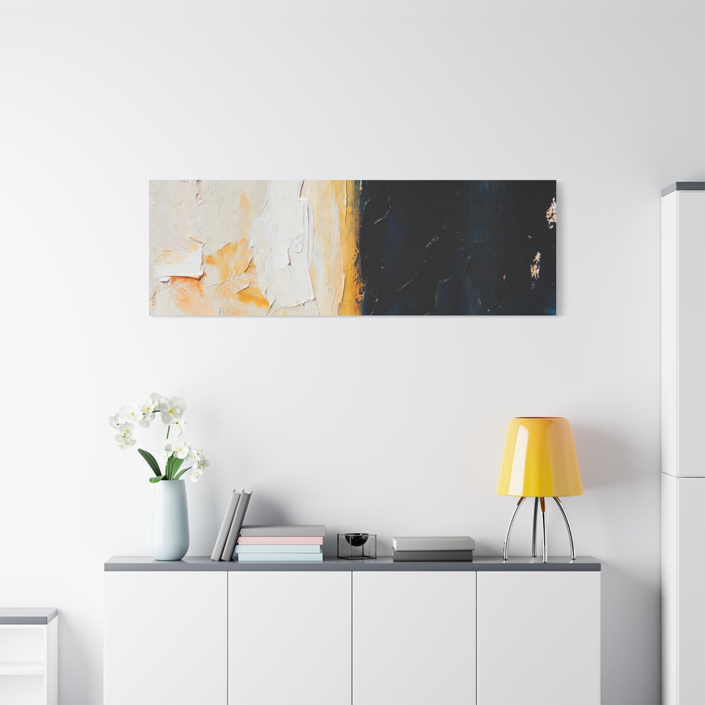 Abstract Coastal Light Matte Canvas Print — Stretched 1.25"