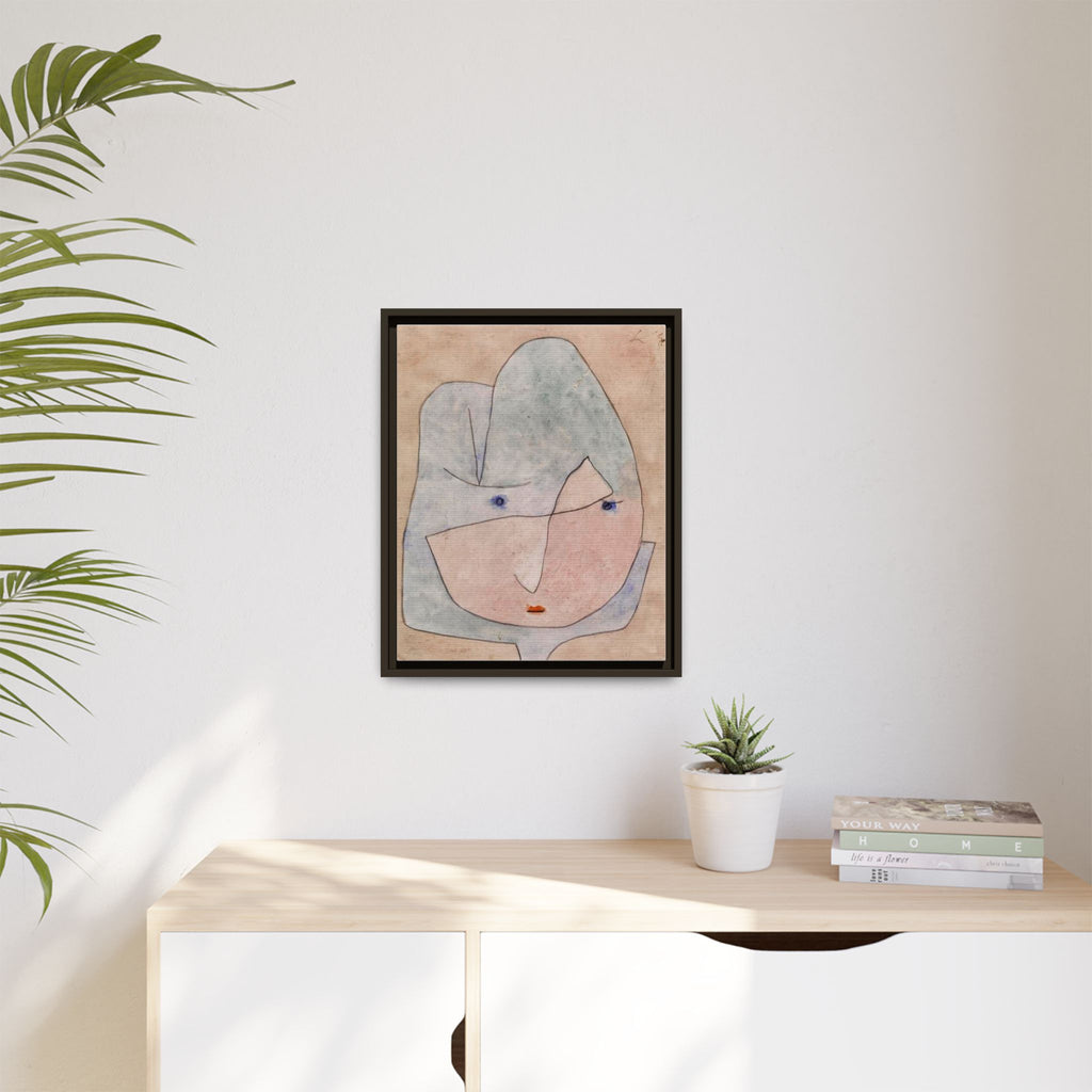 This Bloom is About to Wither by Paul Klee  Framed Matte Canvas Wall Art Print