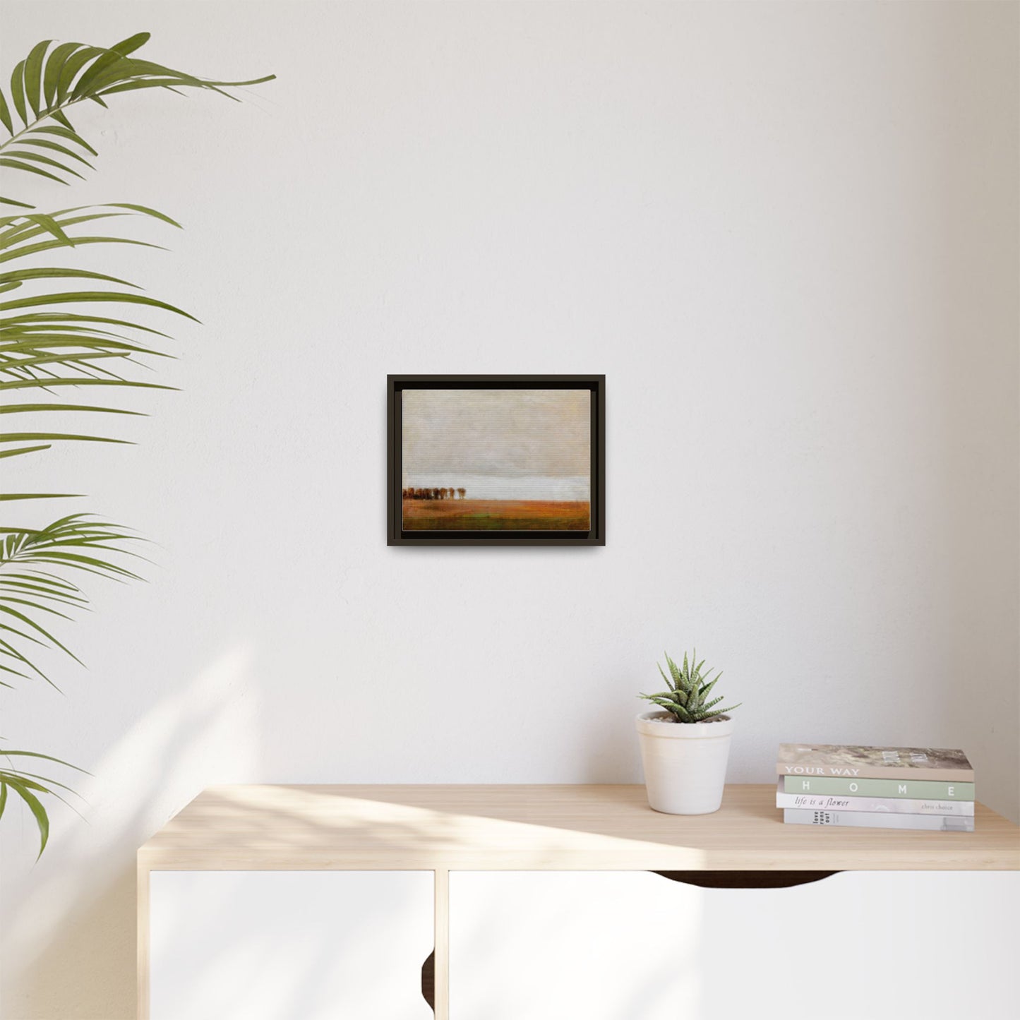 View of Jaegersborg Allé, North of Copenhagen by Vilhelm Hammershøi Framed Matte Canvas Wall Art Print