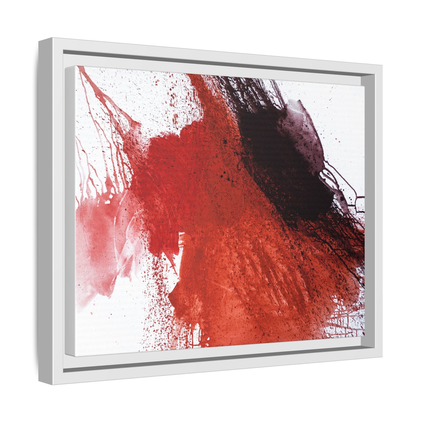 Flame by Natalija Miladinovic Matte Canvas Framed Wall Art