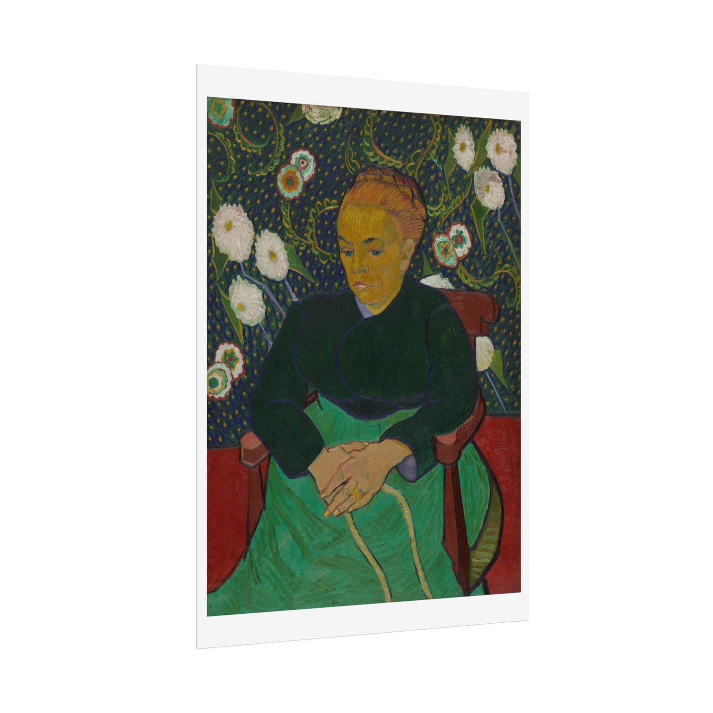 Madame Roulin Rocking the Cradle (La berceuse) by Vincent Van Gogh Wall Art Print