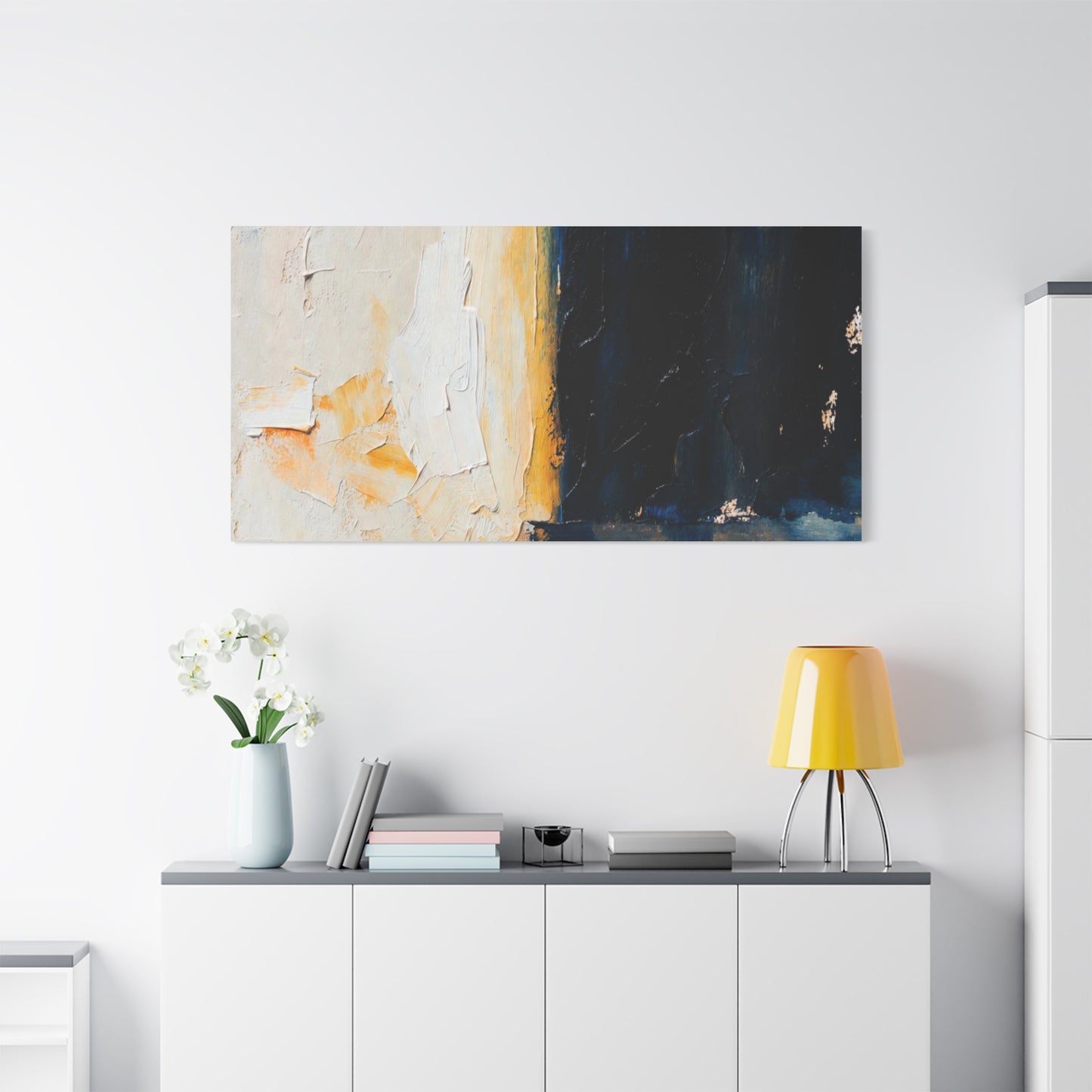Abstract Coastal Light Matte Canvas Print — Stretched 1.25"