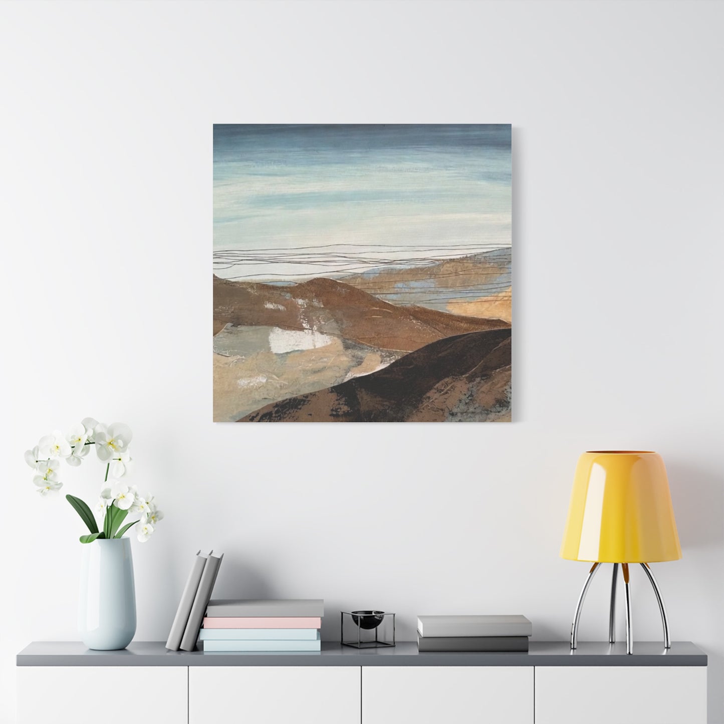 Abstract Landscape Matte Canvas Wall Art — Stretched 1.25"