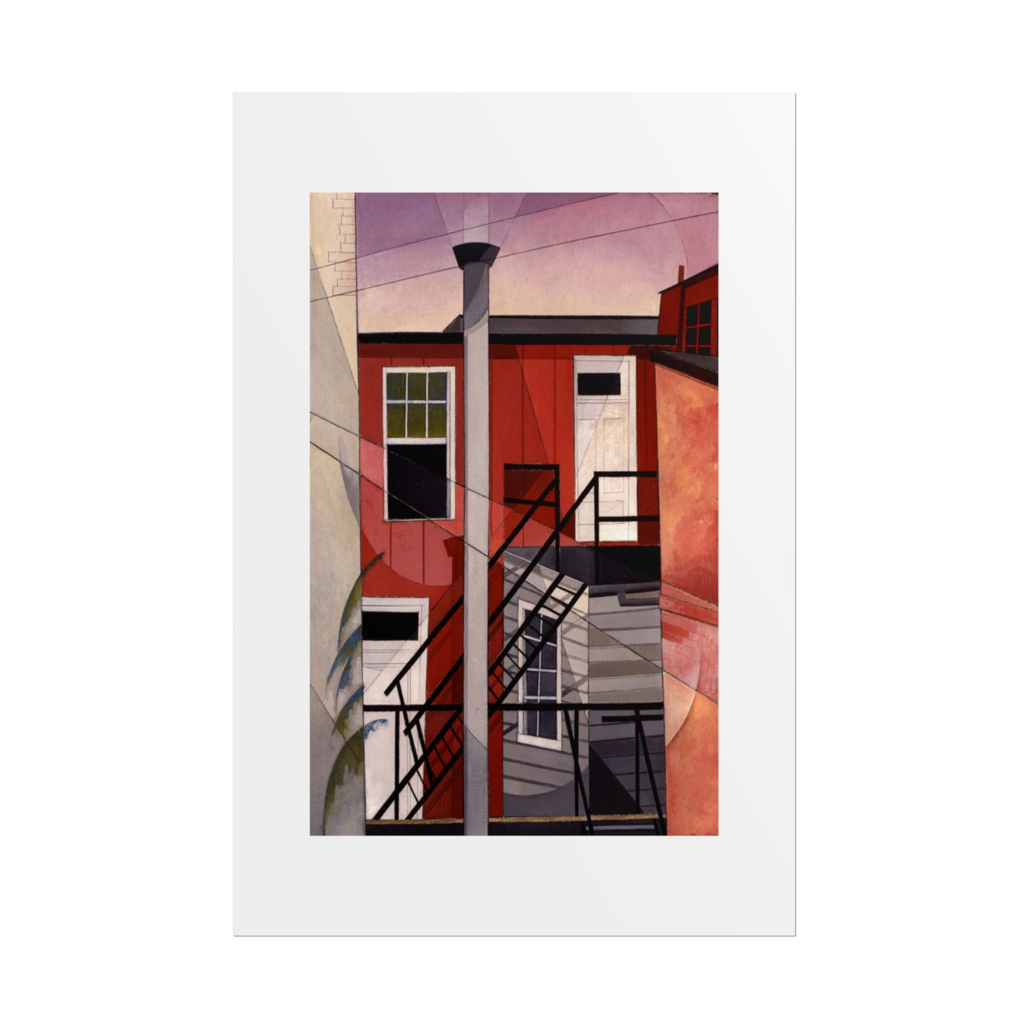 Modern Conveniences by Charles Demuth Wall Art Print