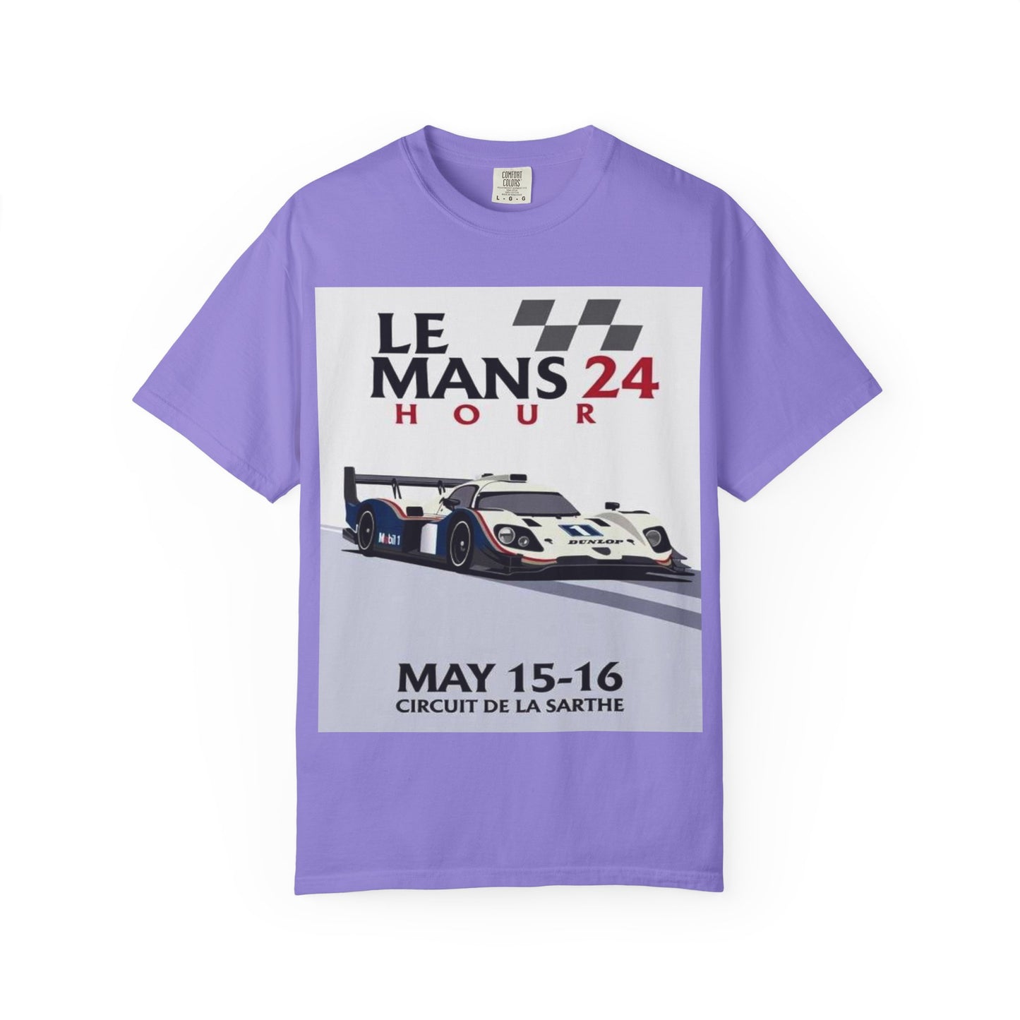 Le Mans 24 Hour Racing Poster T-Shirt — May 15-16 Circuit de la Sarthe