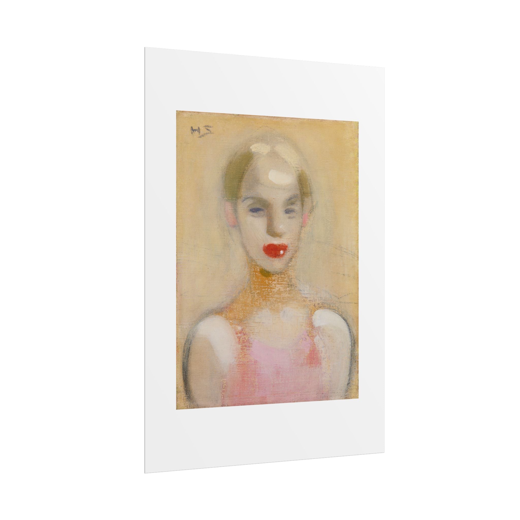 Circus Girl by Helene Schjerfbeck Wall Art Print