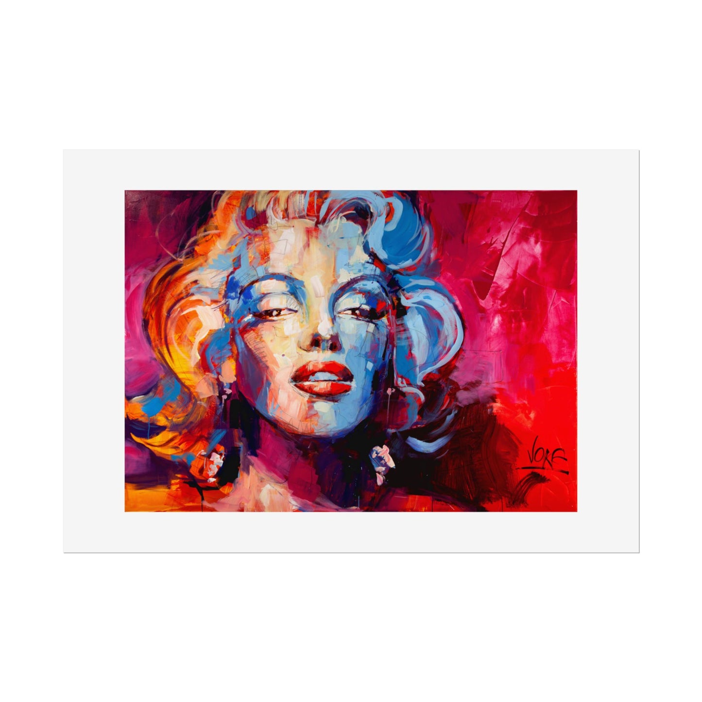 Marilyn Monroe attributed to Voke Wall Pop Art Poster