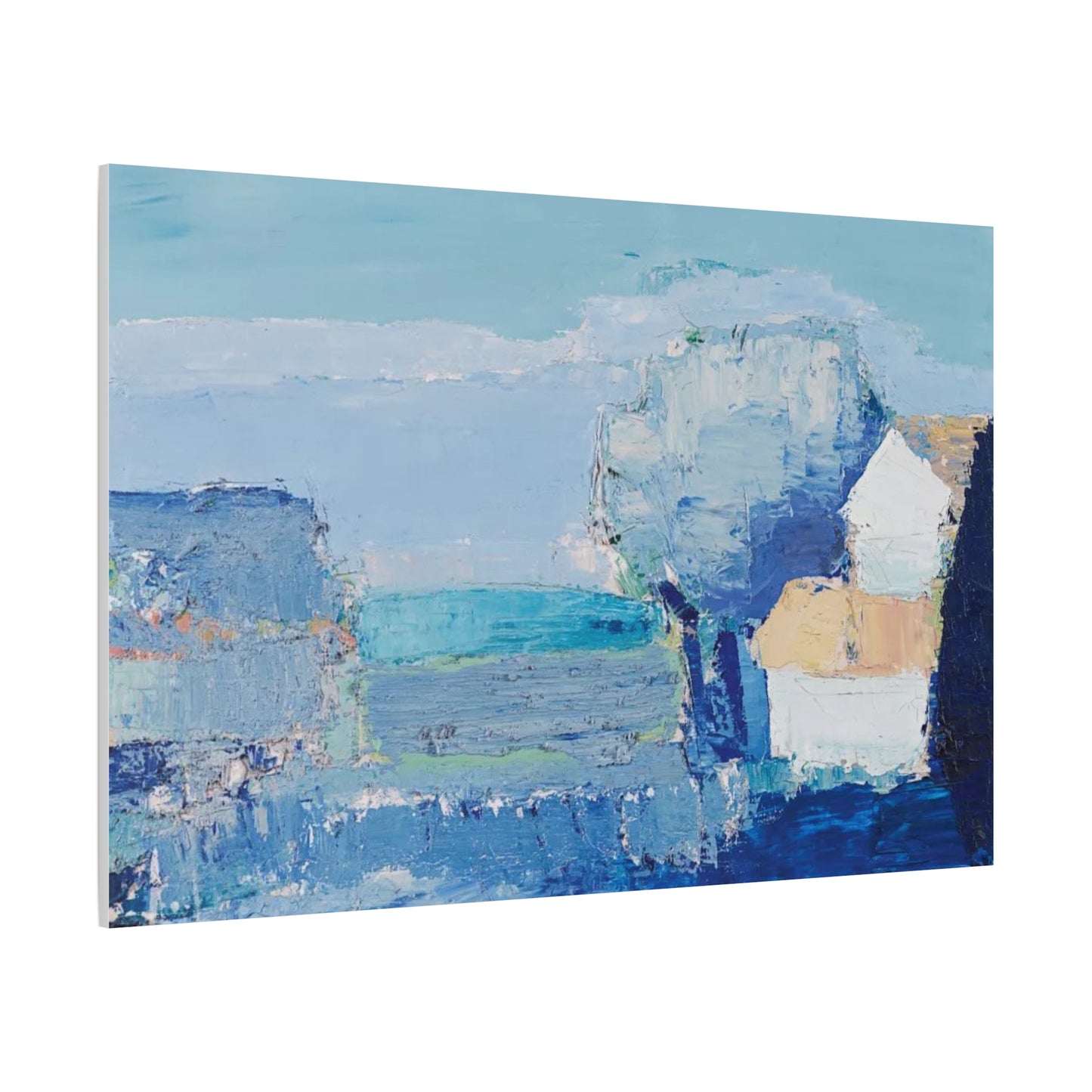 Paysage de Provence by Nicolas de Staël Matte Stretched Wall Art Print