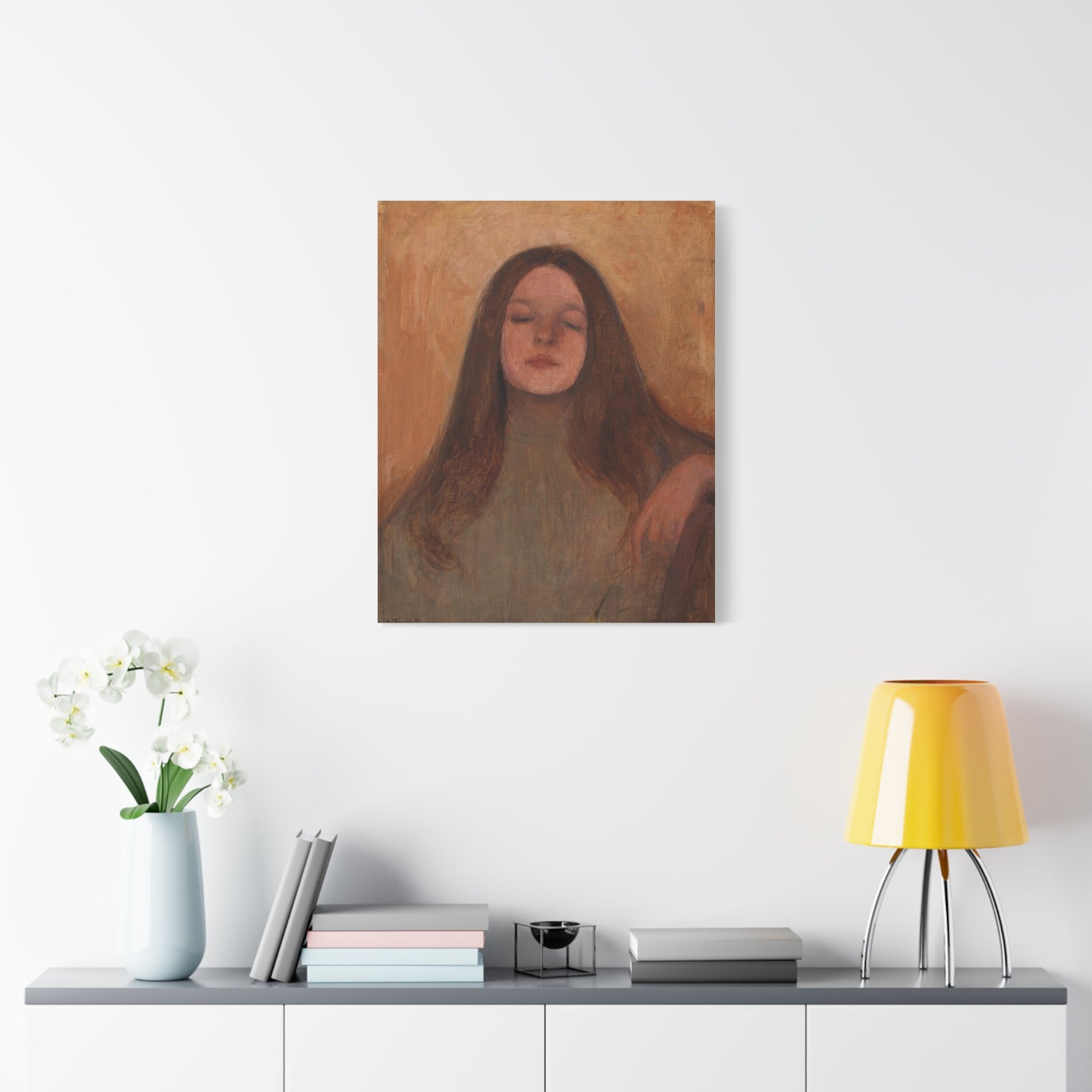 Thyra Elisabeth by Ellen Thesleff Matte Canvas Wall Art Print