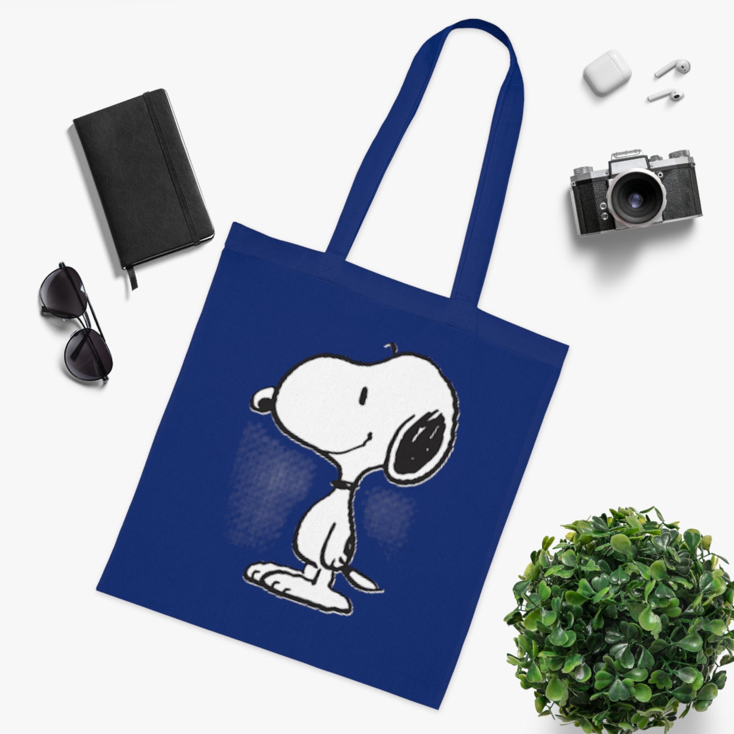 Classic Snoopy Cotton Tote Bag – Retro Peanuts Character Tote