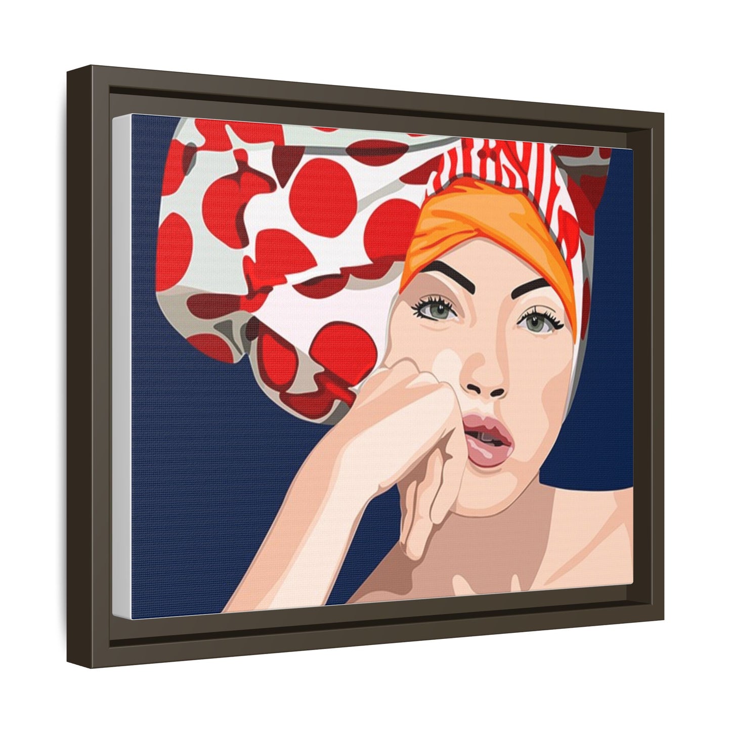Vivid 20 by Orit Fuchs Pop Art Matte Canvas Framed Wall Art Print