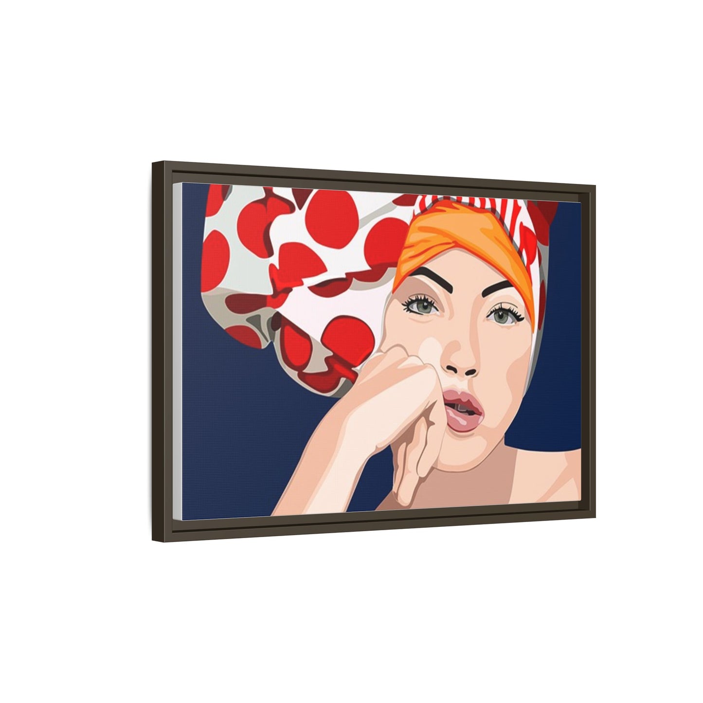 Vivid 20 by Orit Fuchs Pop Art Matte Canvas Framed Wall Art Print