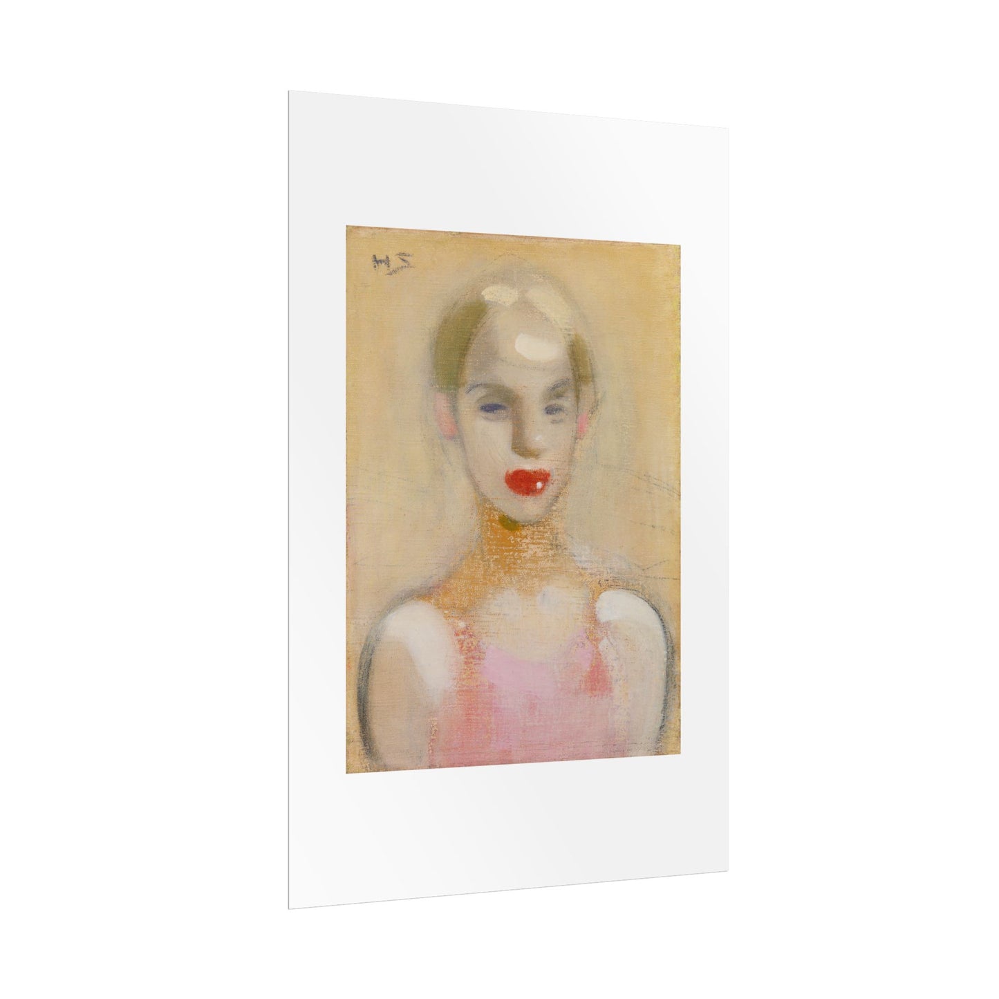 Circus Girl by Helene Schjerfbeck Wall Art Print