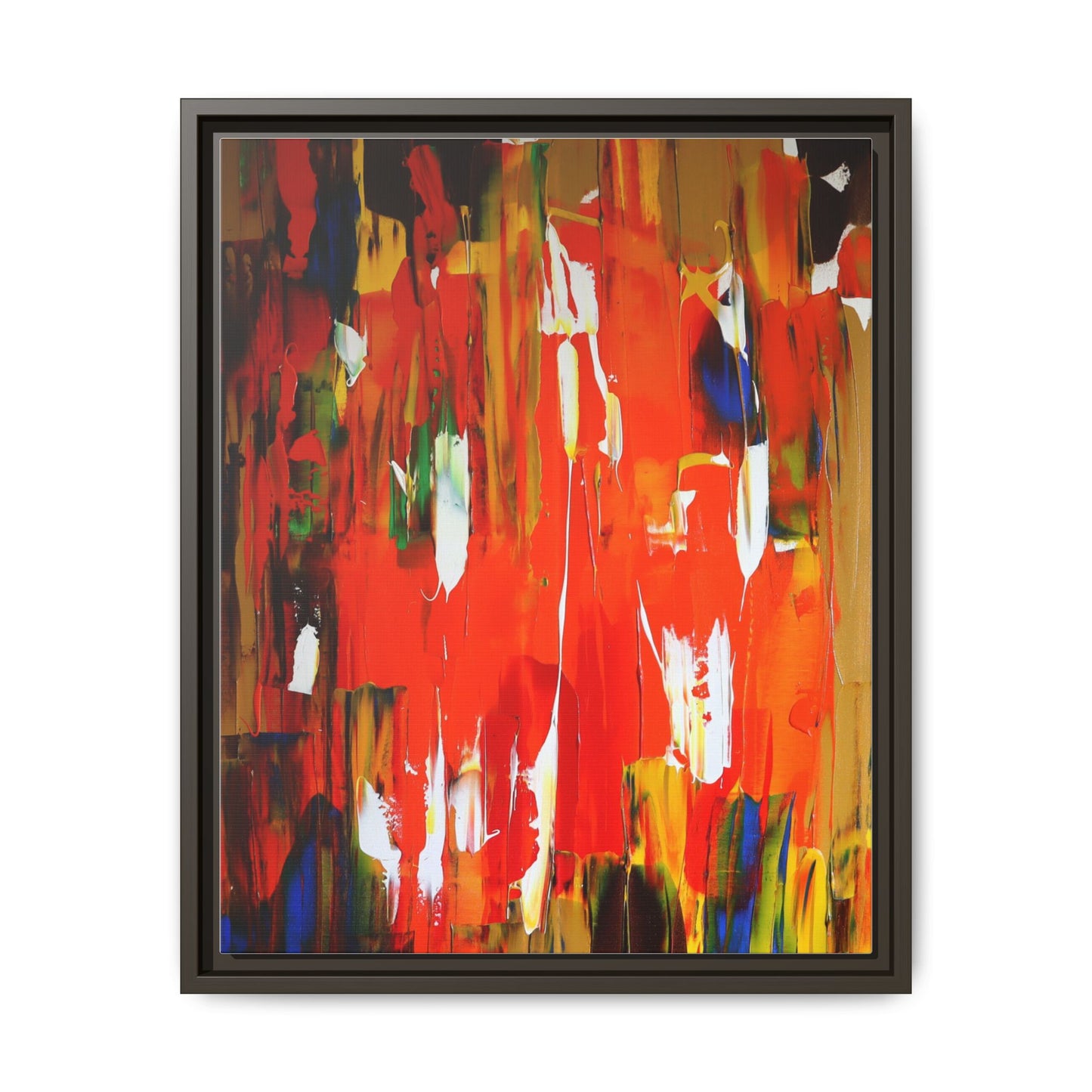 Burn baby burn by Norman Barrett Framed Matte Canvas Wall Art