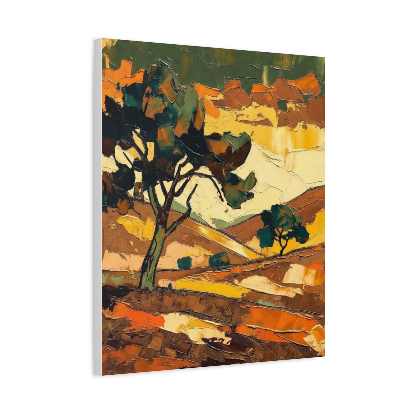 Abstract Autumn Landscape Canvas