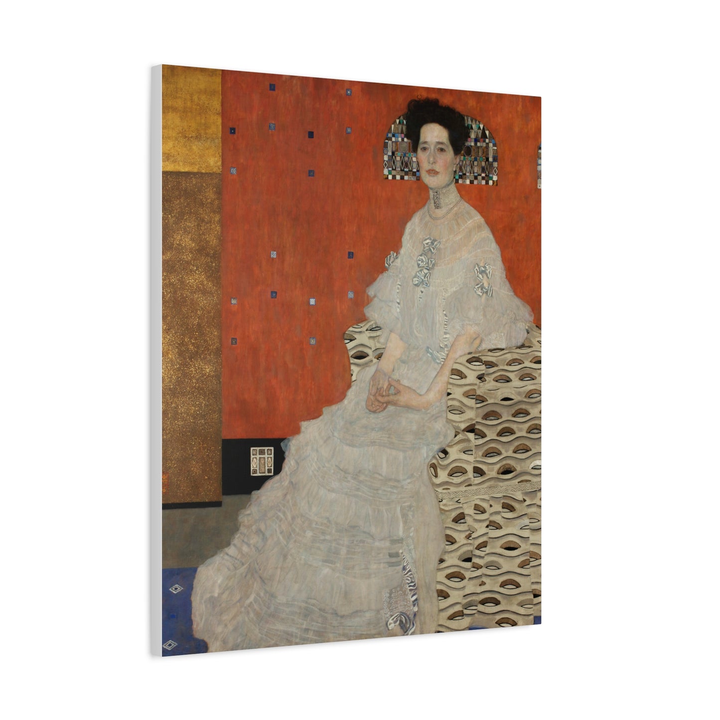 Fritza Riedler by Gustav Klimt Matte Canvas Wall Art Print