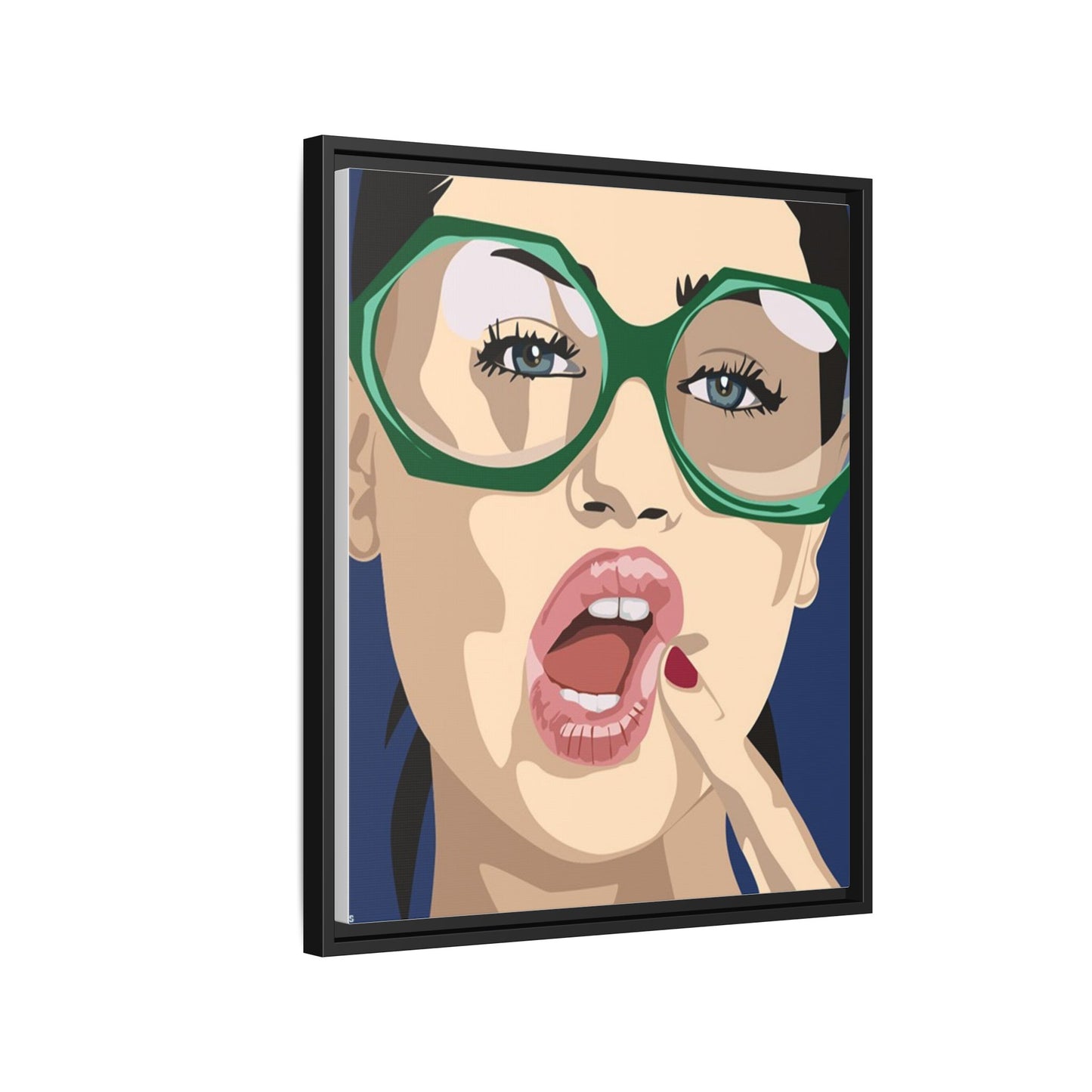 Vivid 2 by Orit Fuchs Matte Canvas Framed Wall Art