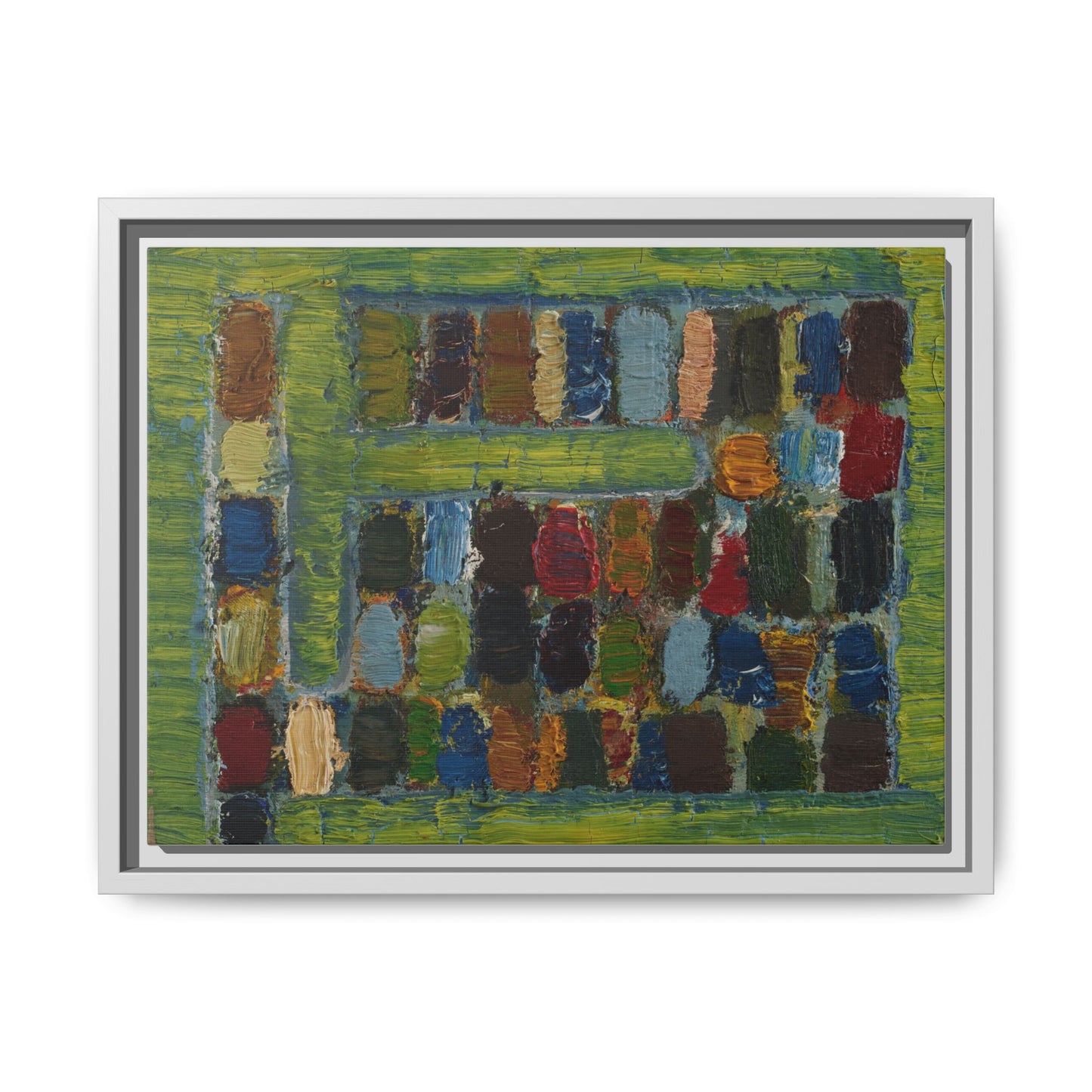 JMC-1970-3 by Jean-Michel Coulon Matte Canvas Framed Wall Art Print