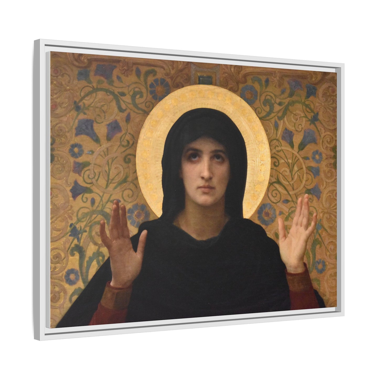La Vierge consolatrice by William Adolphe Bouguereau Framed Matte Canvas Wall Art
