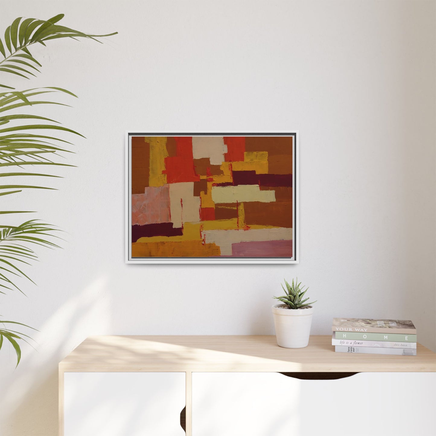 Tableau Confusion by Nicolae Calancea Framed Canvas Wall Art Print