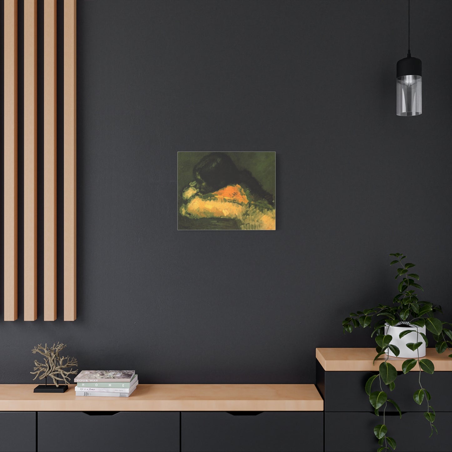 La Chata by Isidre Nonell Matte Canvas Wall Art Print