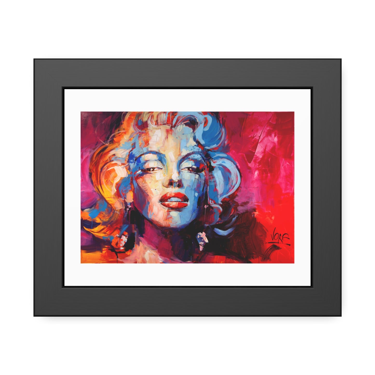 Marilyn Monroe attributed to Voke Framed Wall Art Print