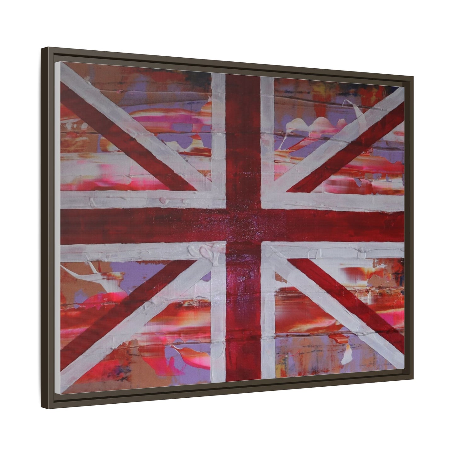 Union Jack is back! by Norman Barrett Framed Matte Canvas Print Wall Art