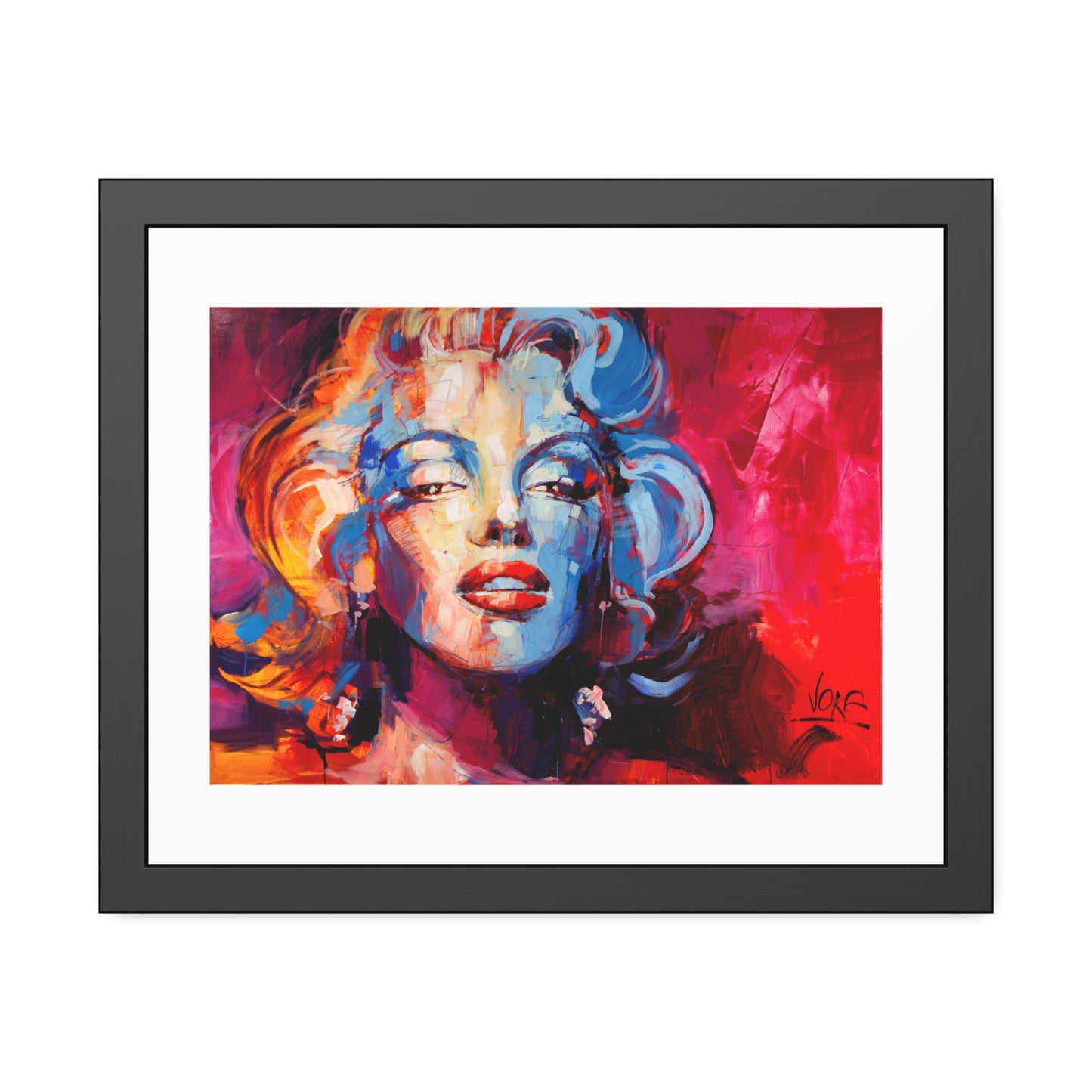 Marilyn Monroe attributed to Voke Framed Wall Art Print