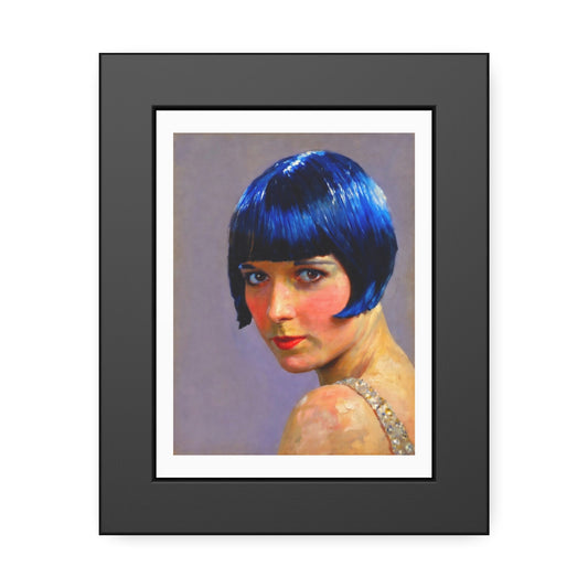 Blue Bob Portrait Framed Poster