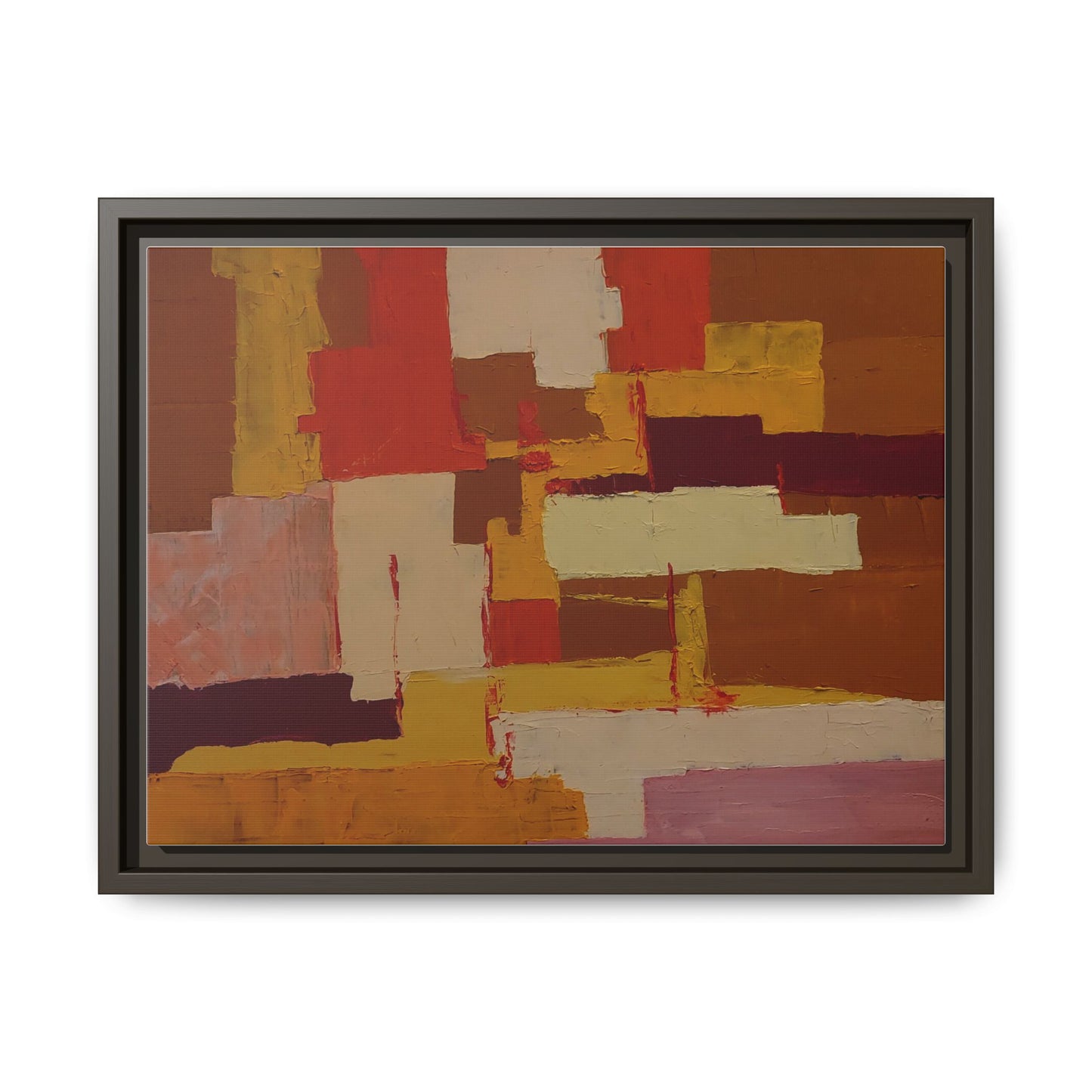 Tableau Confusion by Nicolae Calancea Framed Canvas Wall Art Print